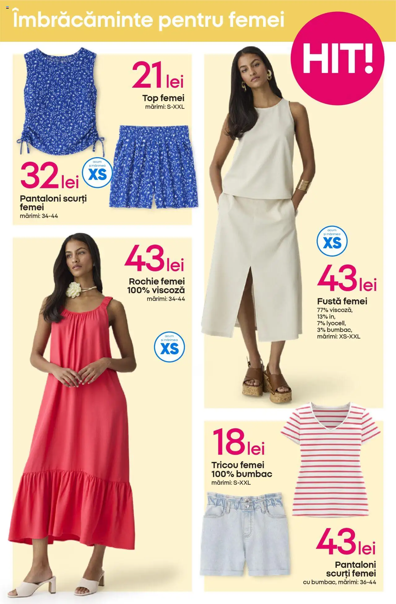Catalog Pepco 19 Iunie - 1 Iulie 2025 | Pagina 9 | Produse: Rochie, Top, Tricou, Pantaloni