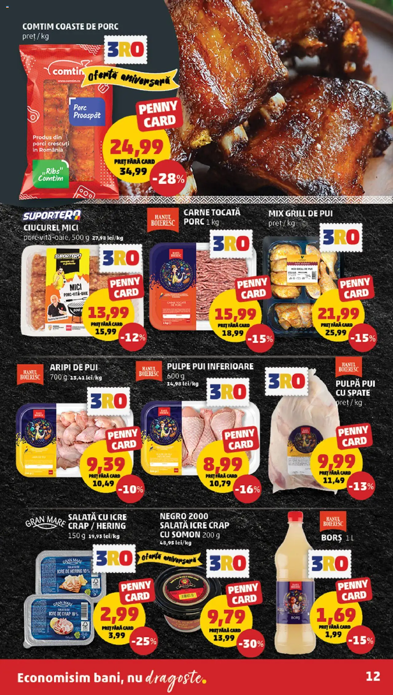 Catalog PENNY Market 18 - 23 Iunie 2025 | Pagina 12 | Produse: Grill, Mici, Borș, Salată