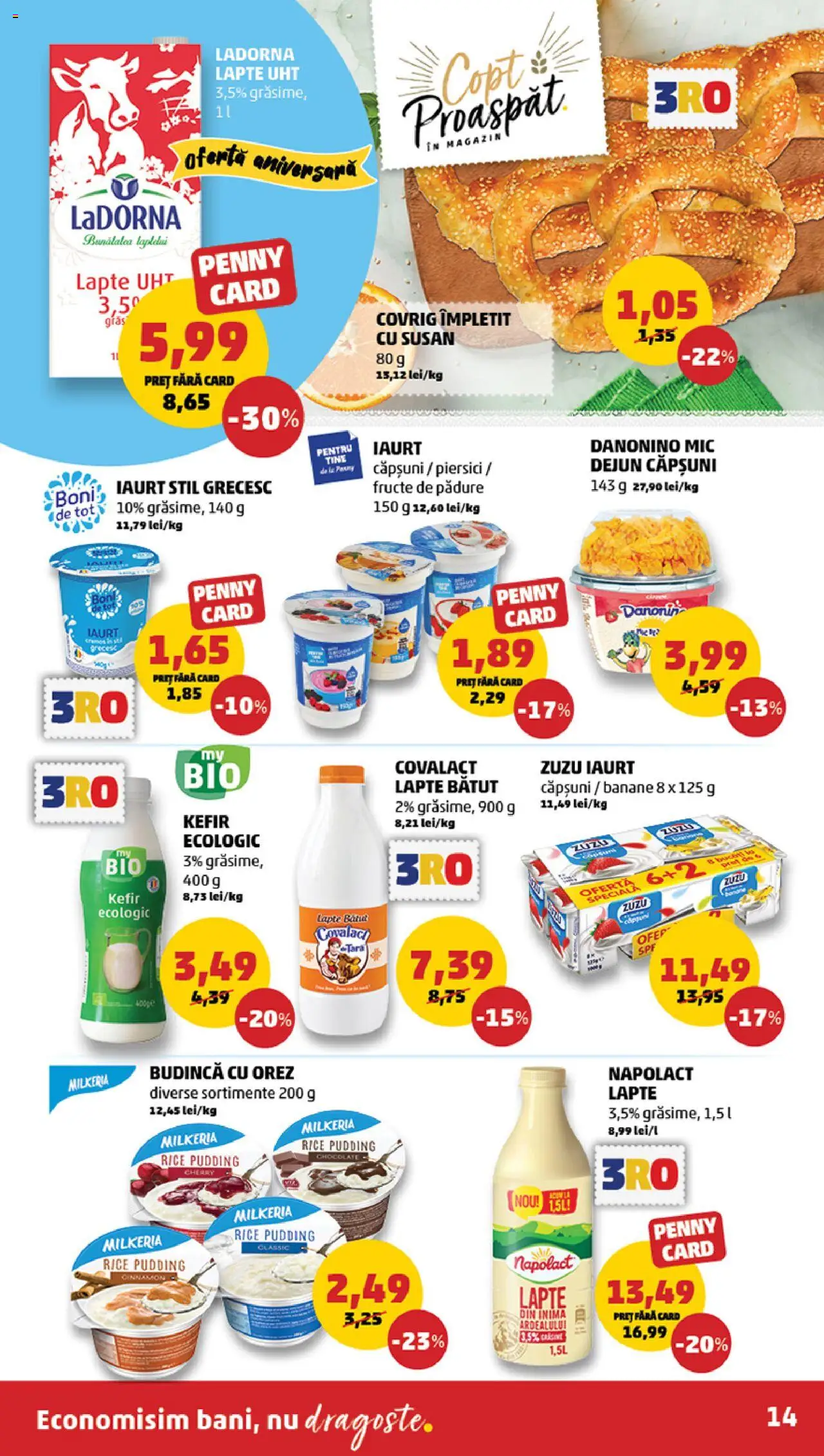 Catalog PENNY Market 18 - 23 Iunie 2025 | Pagina 14 | Produse: Lapte, Iaurt, Kefir, Orez