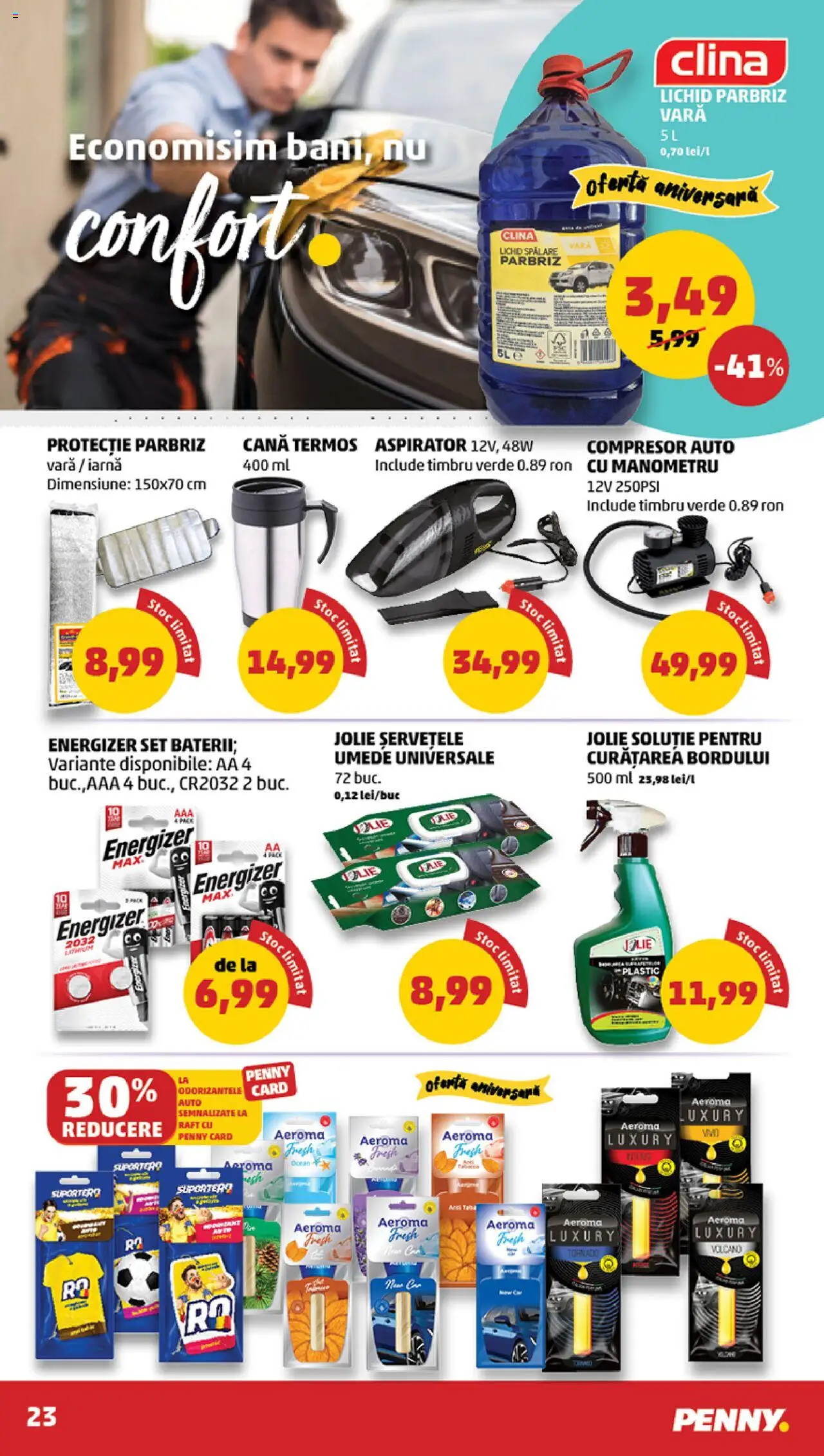 Catalog PENNY Market 18 - 23 Iunie 2025 | Pagina 23 | Produse: Aspirator, Manometru, Raft, Termos