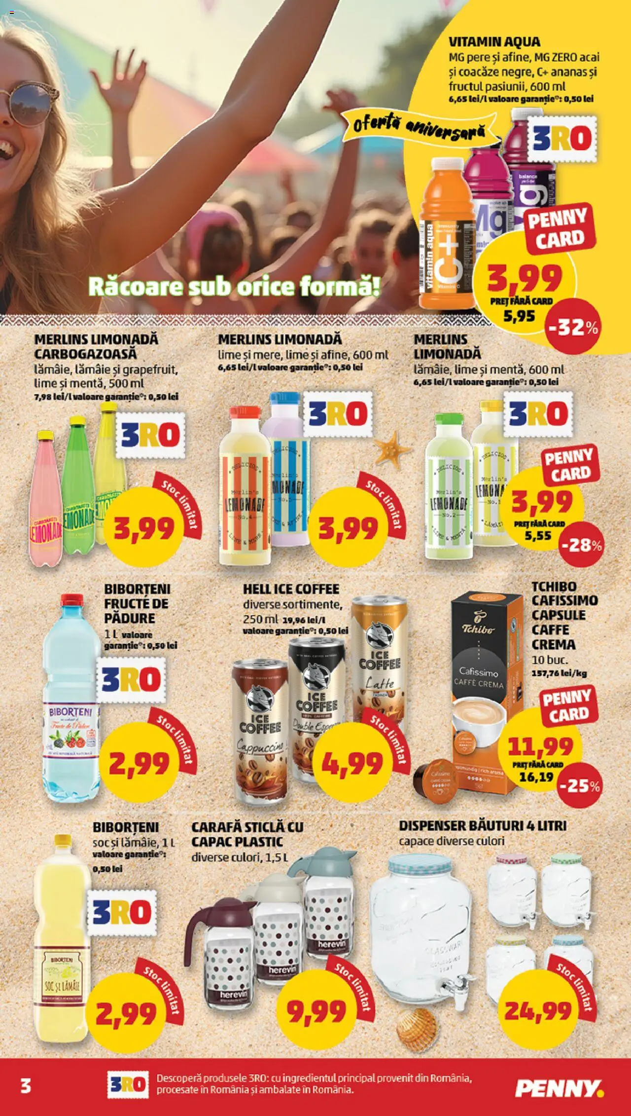 Catalog PENNY Market 18 - 23 Iunie 2025 | Pagina 3 | Produse: Carafă, Cremă, Ananas, Fructe