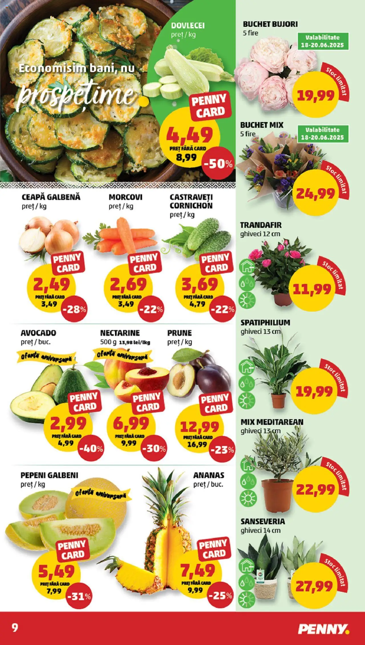 Catalog PENNY Market 18 - 23 Iunie 2025 | Pagina 9 | Produse: Temizlik kovası, Ceapă galbenă, Prune, Morcovi