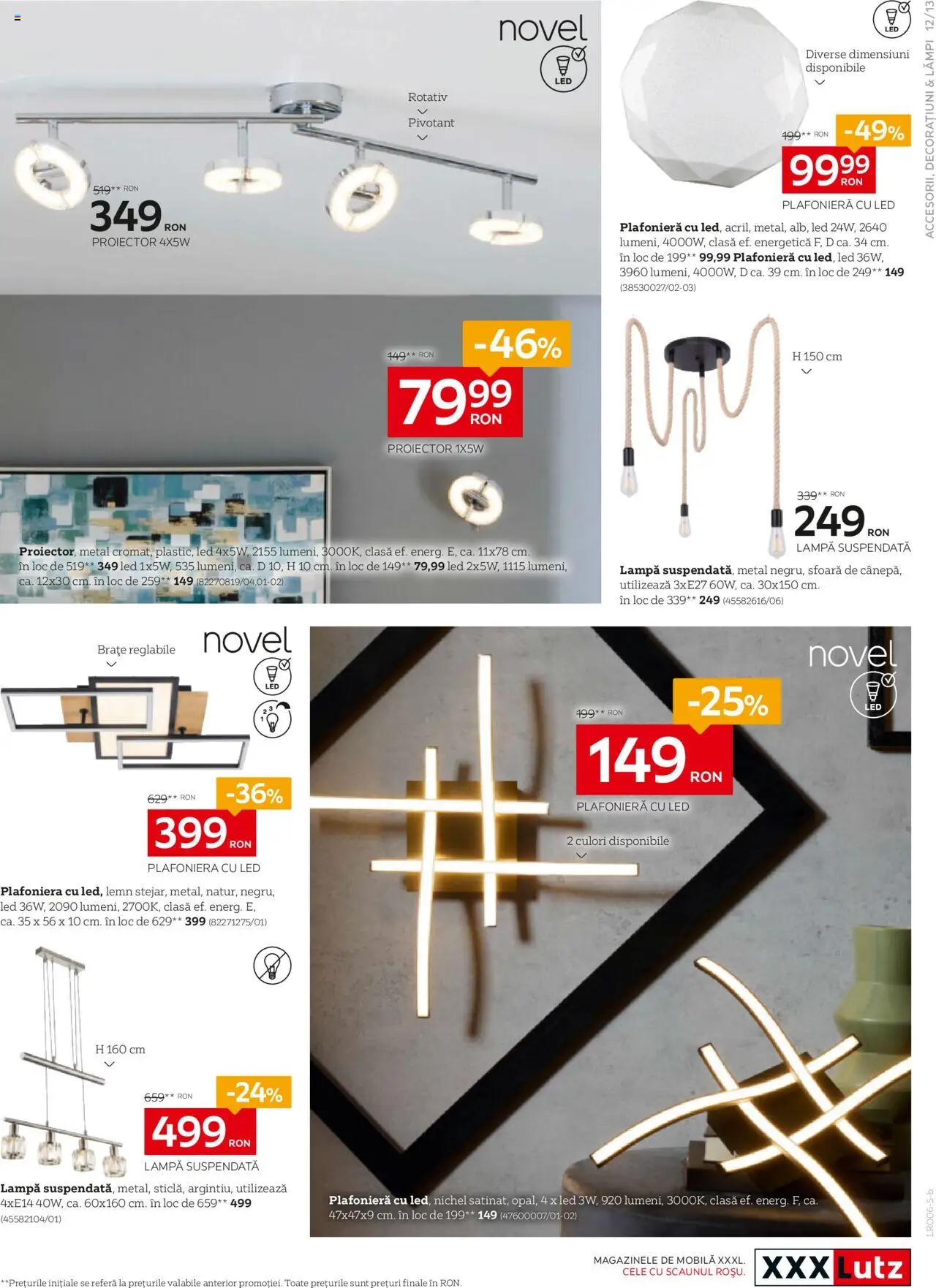 Catalog XXXLutz 16 - 28 Iunie 2025 | Pagina 13 | Produse: Plafonieră, Babak, Lampă
