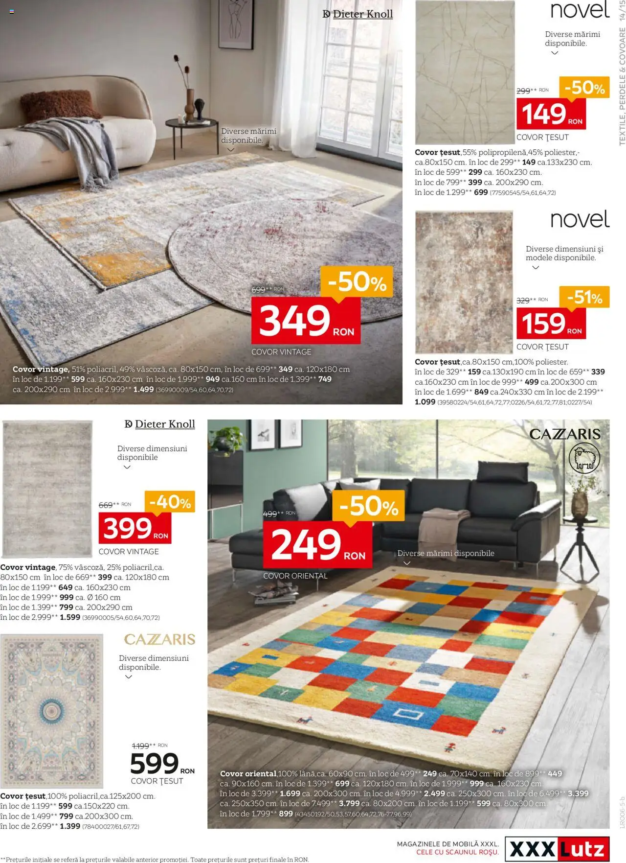 Catalog XXXLutz 16 - 28 Iunie 2025 | Pagina 15 | Produse: Covor