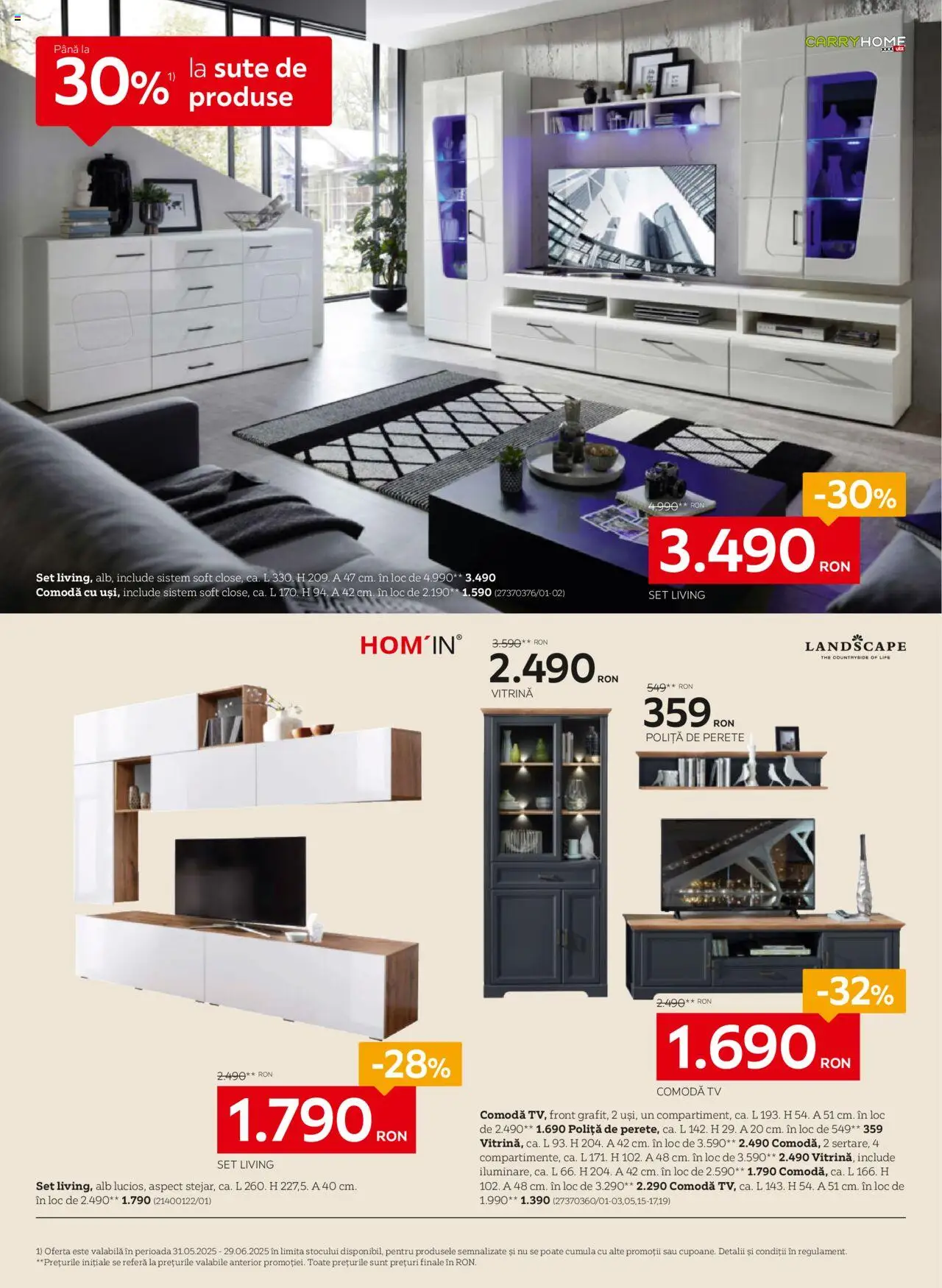 Catalog XXXLutz 16 - 28 Iunie 2025 | Pagina 6 | Produse: Comodă, Vitrină