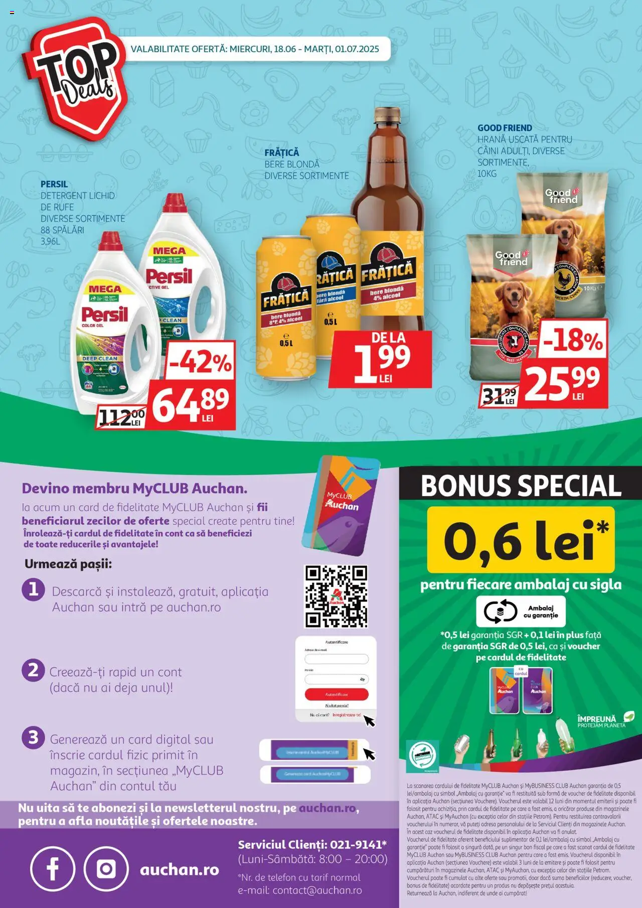 Catalog Auchan 18 - 30 Iunie 2025 | Pagina 26 | Produse: Telefon, Pomelo, Bere, Detergent