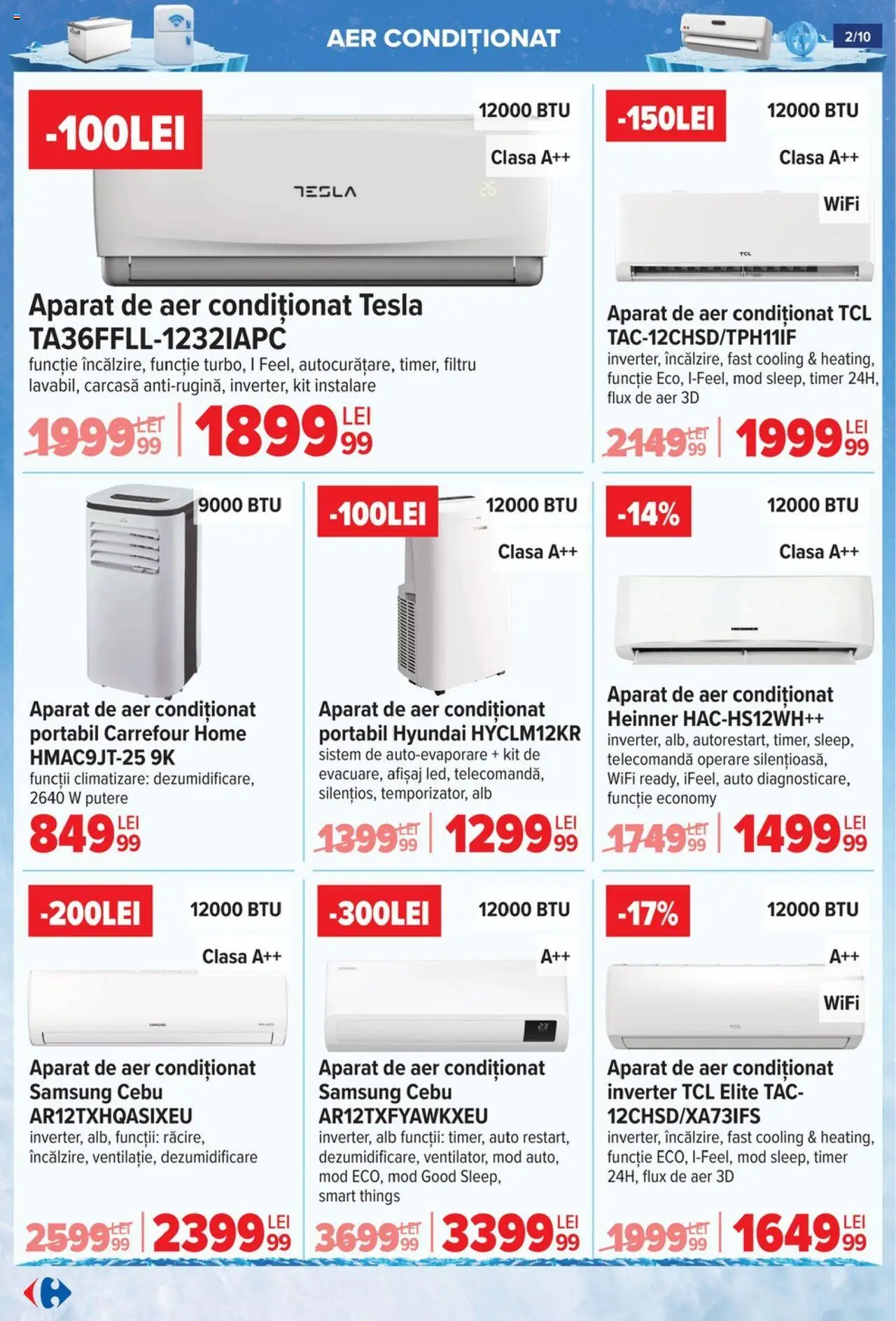 Catalog Carrefour 18 Iunie - 15 Iulie 2025 | Pagina 2 | Produse: Carcasă, Aer Condiționat