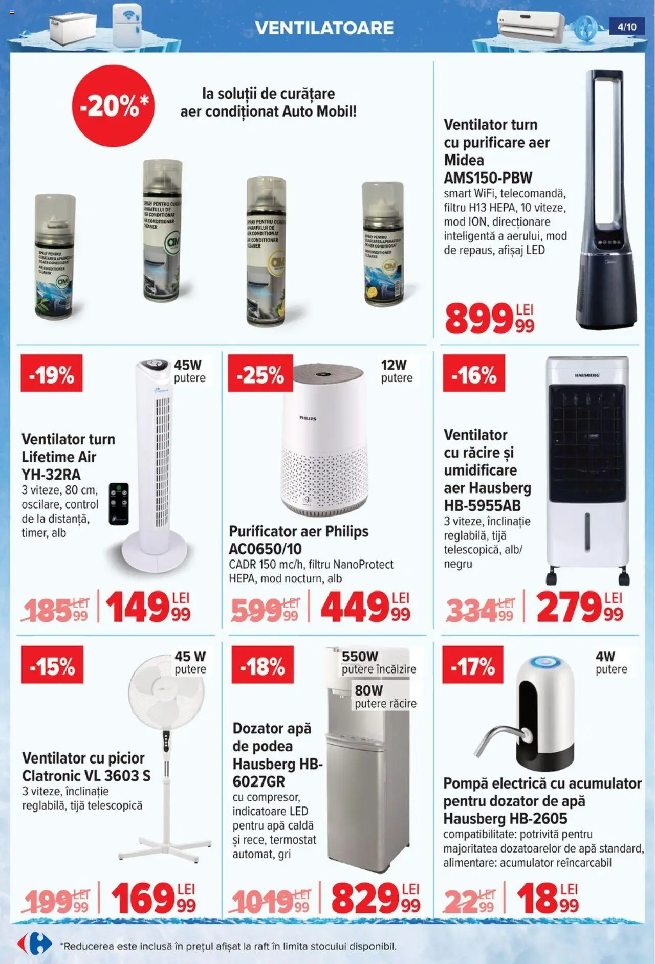 Catalog Carrefour 18 Iunie - 15 Iulie 2025 | Pagina 4 | Produse: Enginar, Aer Condiționat, Ventilator, Babak