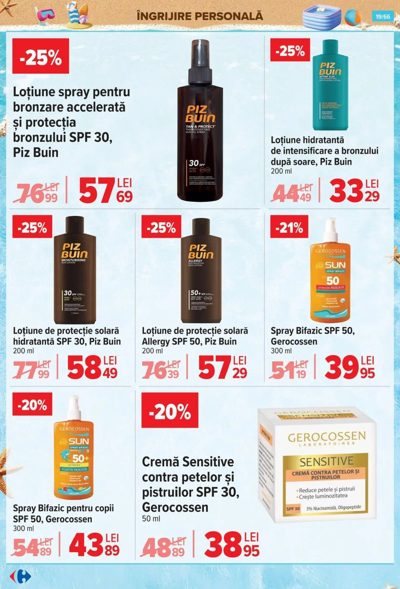 Catalog Carrefour 18 - 30 Iunie 2025 | Pagina 19 | Produse: Cremă, Protecție solară