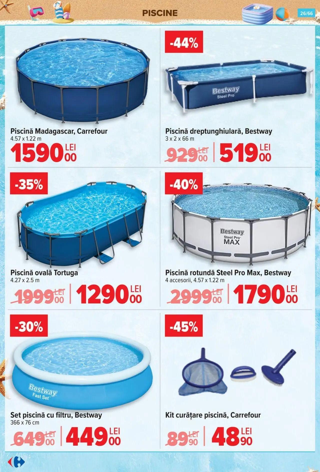 Catalog Carrefour 18 - 30 Iunie 2025 | Pagina 26 | Produse: Piscină