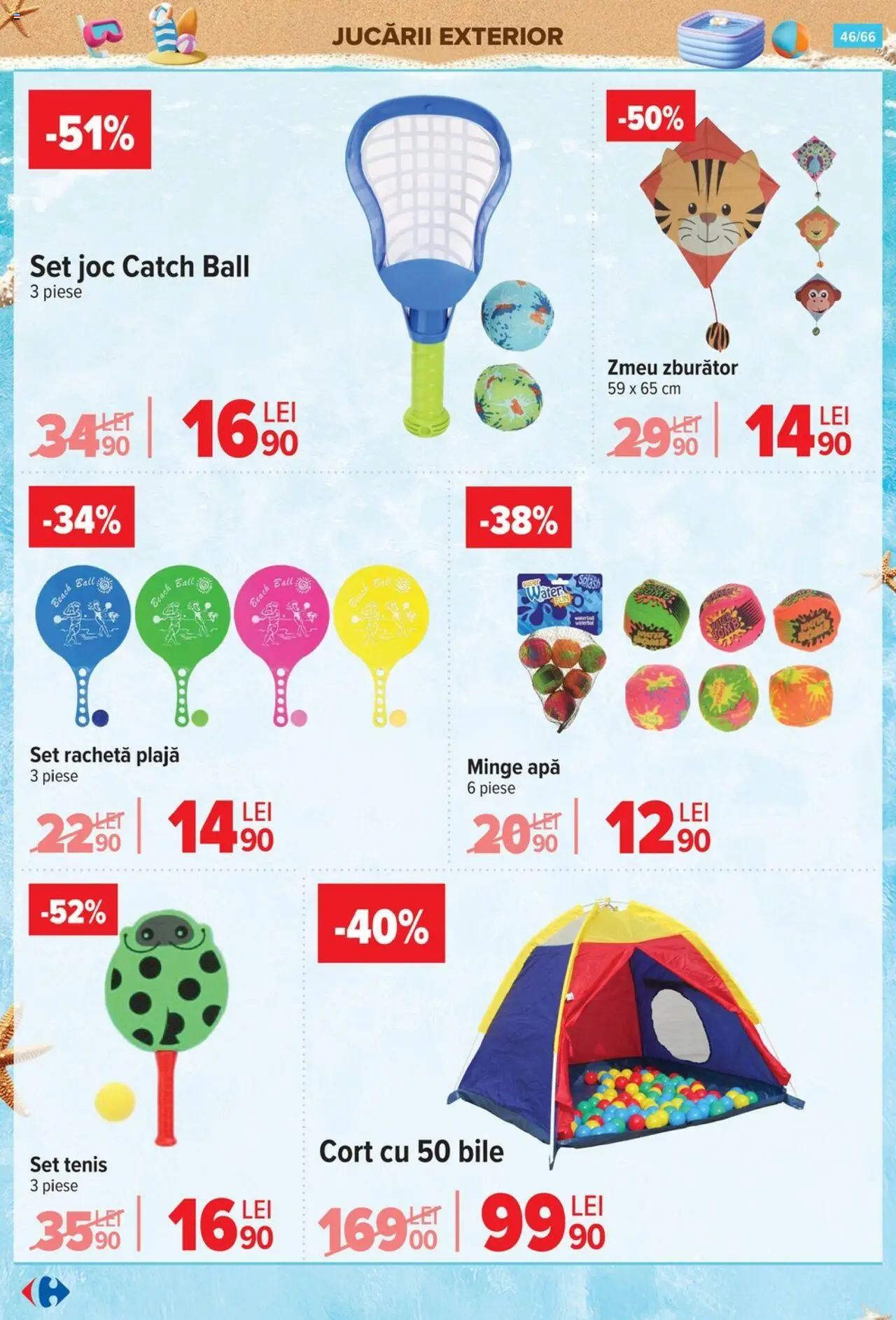 Catalog Carrefour 18 - 30 Iunie 2025 | Pagina 46 | Produse: Joc, Cort, Apă