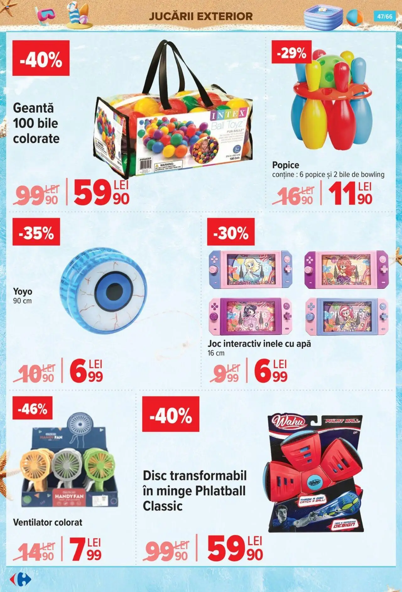 Catalog Carrefour 18 - 30 Iunie 2025 | Pagina 47 | Produse: Joc, Disc, Geantă, Ventilator