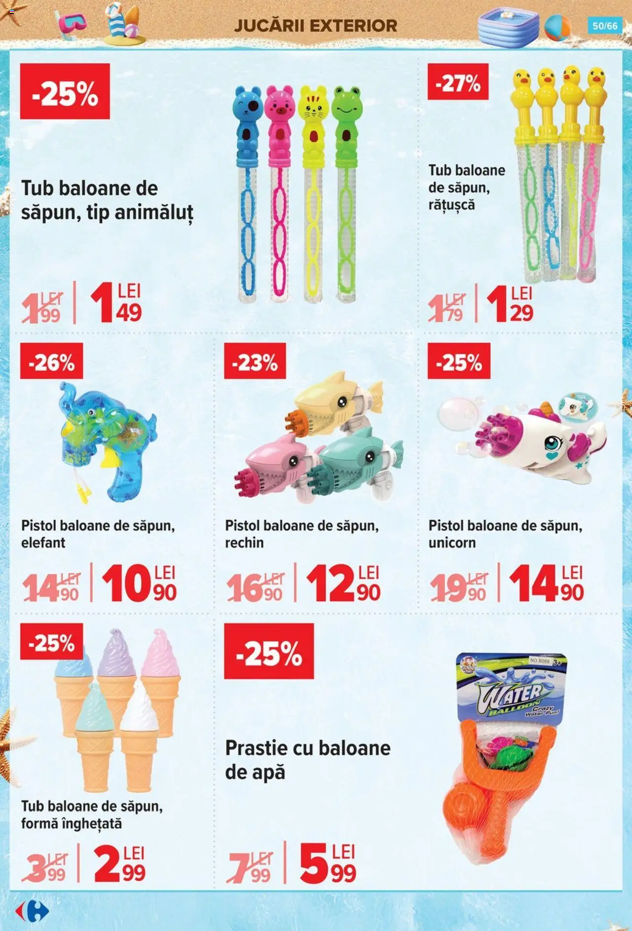 Catalog Carrefour 18 - 30 Iunie 2025 | Pagina 50 | Produse: Înghețată, Apă