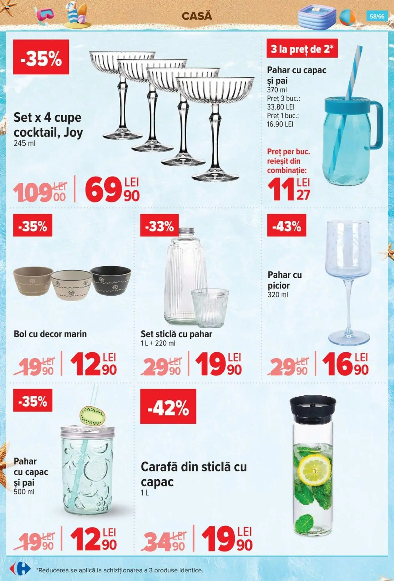 Catalog Carrefour 18 - 30 Iunie 2025 | Pagina 58 | Produse: Bol, Carafă