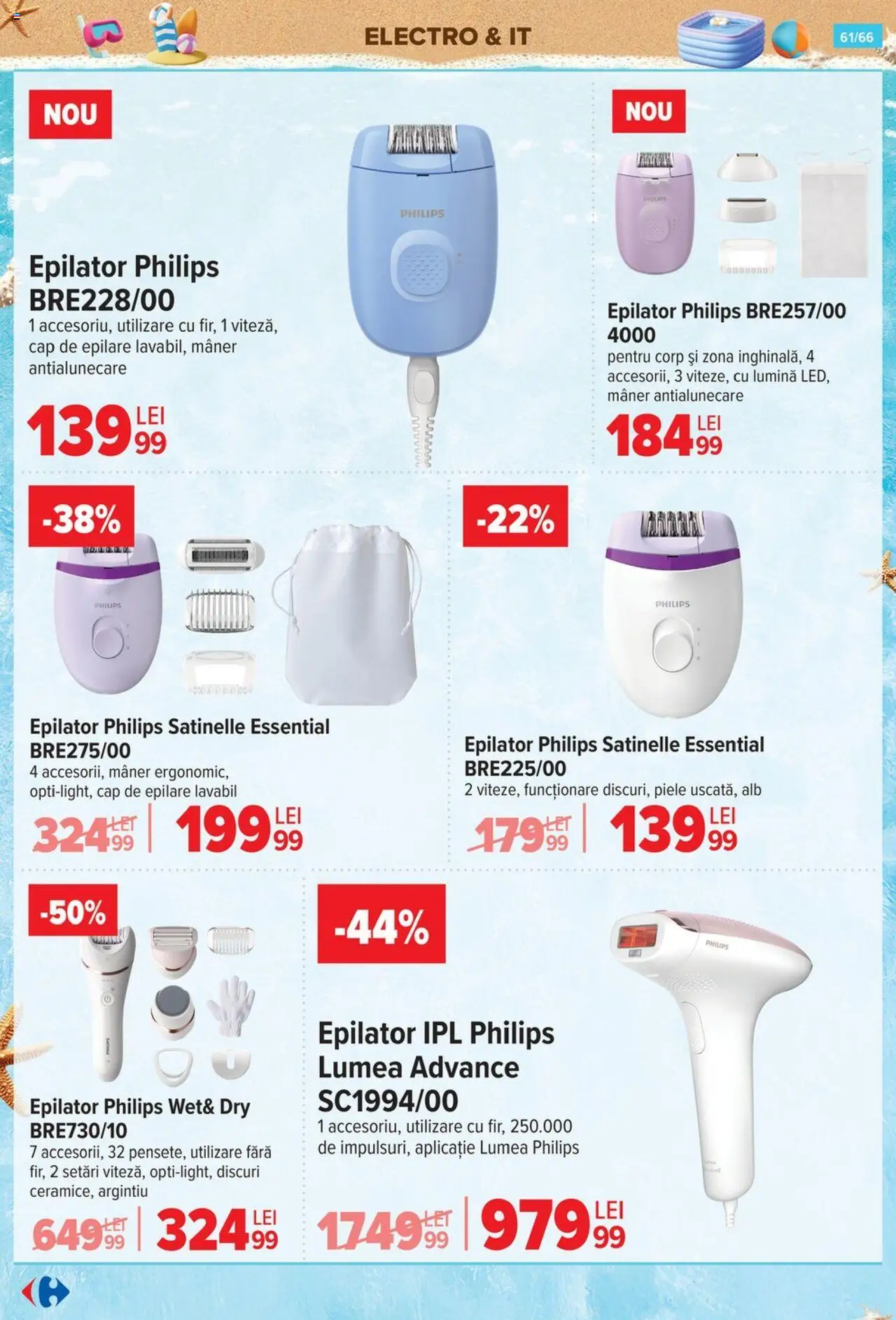 Catalog Carrefour 18 - 30 Iunie 2025 | Pagina 61 | Produse: Tavuk suyu, Enginar, Epilator, Mâner