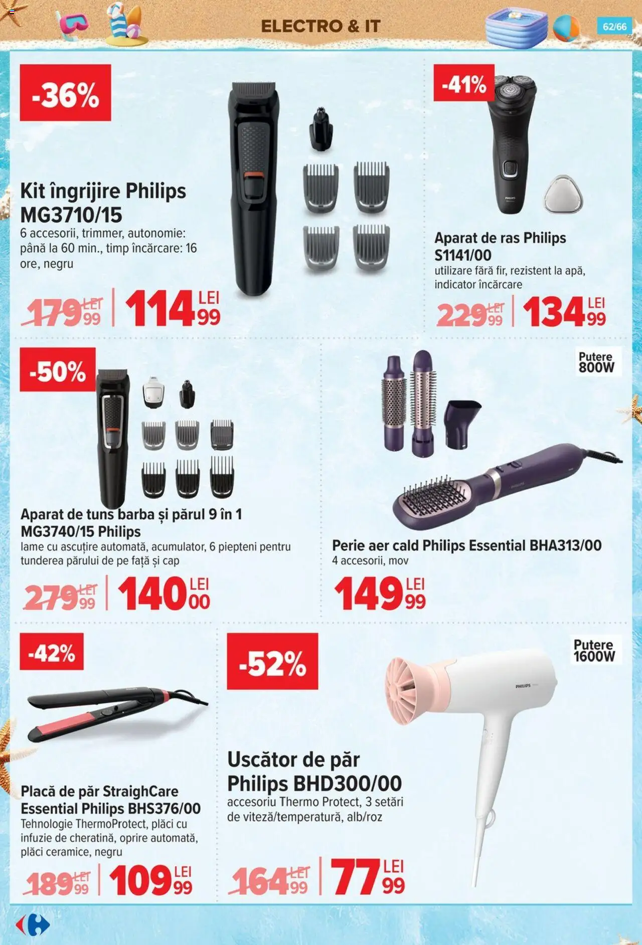Catalog Carrefour 18 - 30 Iunie 2025 | Pagina 62 | Produse: Enginar, Uscător, Uscător De Păr, Perie