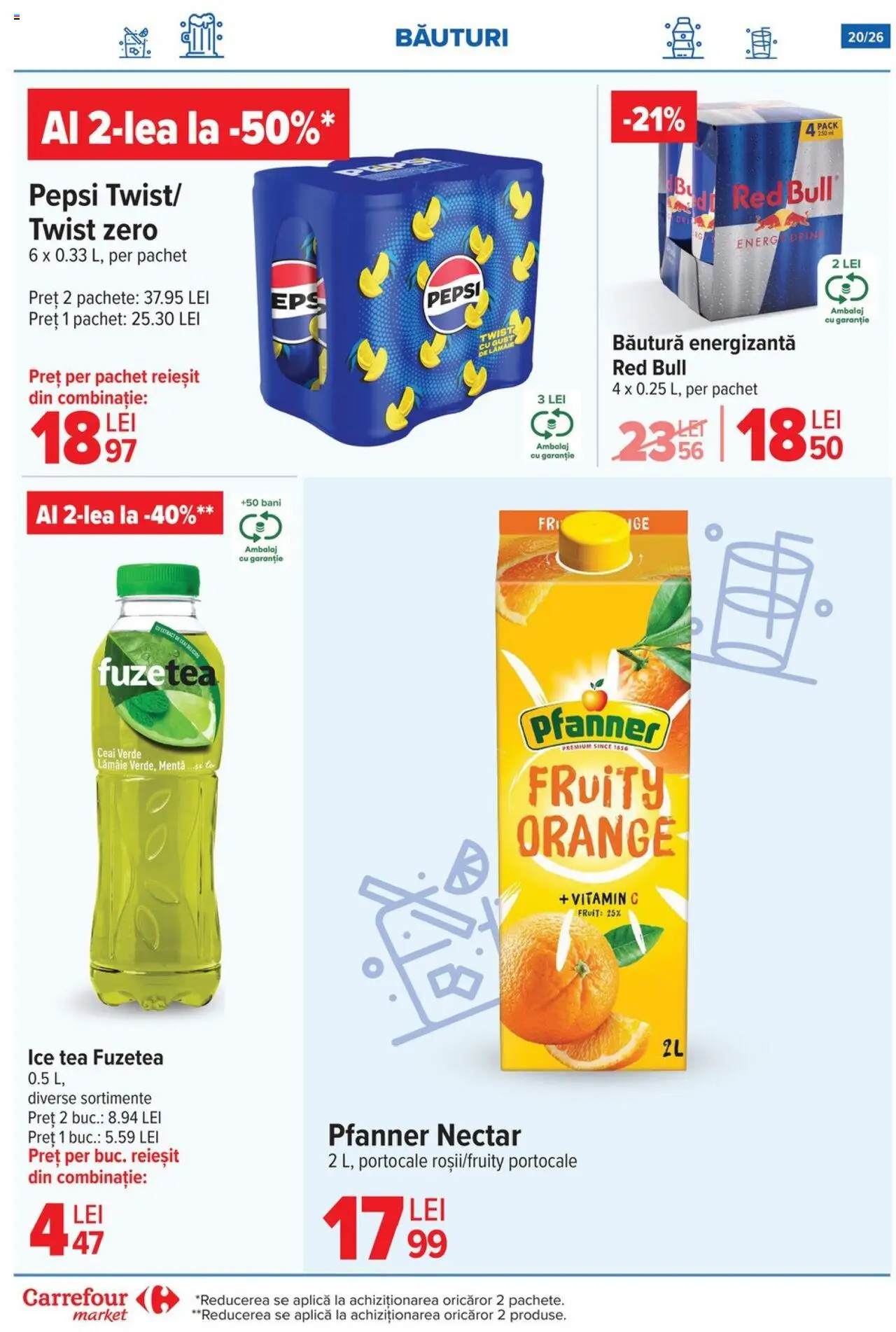 Catalog Carrefour 18 - 23 Iunie 2025 | Pagina 20 | Produse: Köpek Sabunu, Ceai, Ice tea, Lămâie