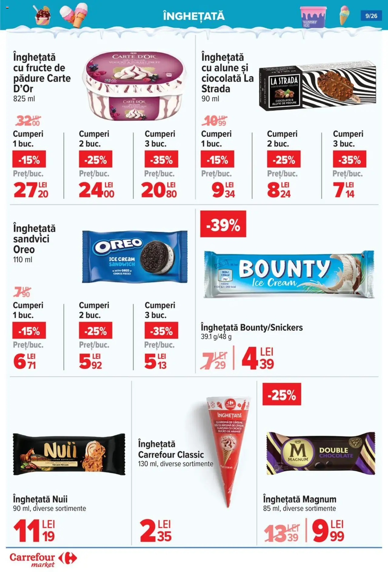 Catalog Carrefour 18 - 23 Iunie 2025 | Pagina 9 | Produse: Arahide, Alune, Ciocolată, Fructe