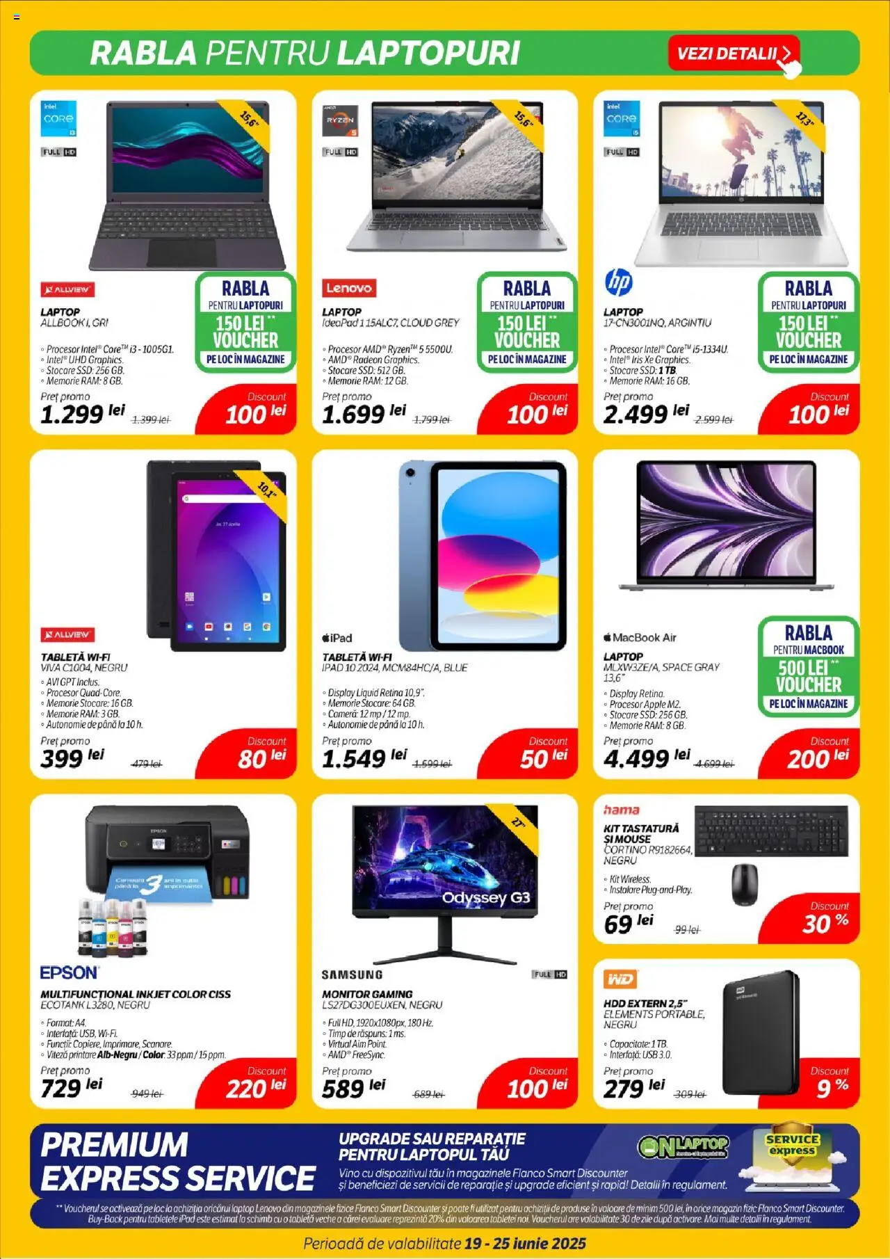 Catalog Flanco 19 - 24 Iunie 2025 | Pagina 5 | Produse: Tabletă, Tastatură, Cameră, Apple