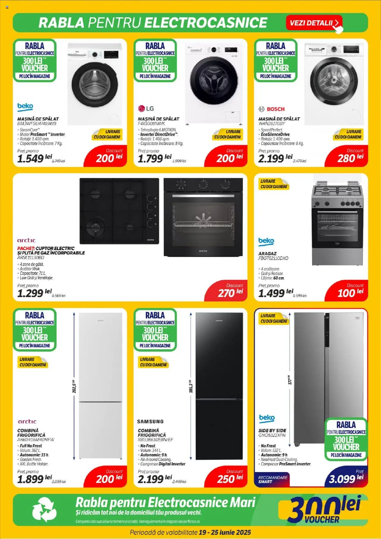 Catalog Flanco 19 - 24 Iunie 2025 | Pagina 6 | Produse: Mașină De Spălat, Cuptor, Plită, Aragaz