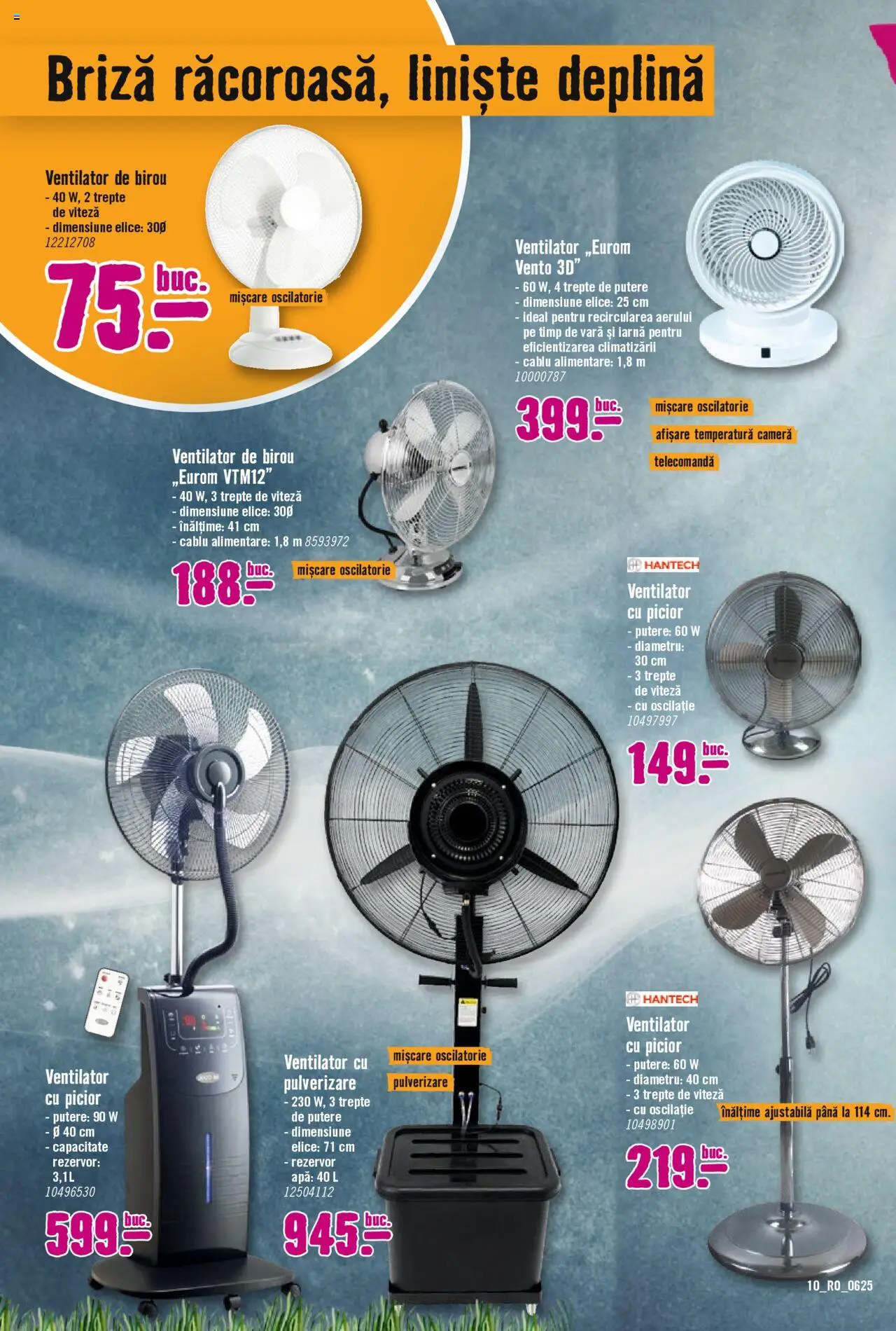 Catalog Hornbach 20 Iunie - 18 Iulie 2025 | Pagina 10 | Produse: Cablu, Çikolatalı gofret, Ventilator, Apă