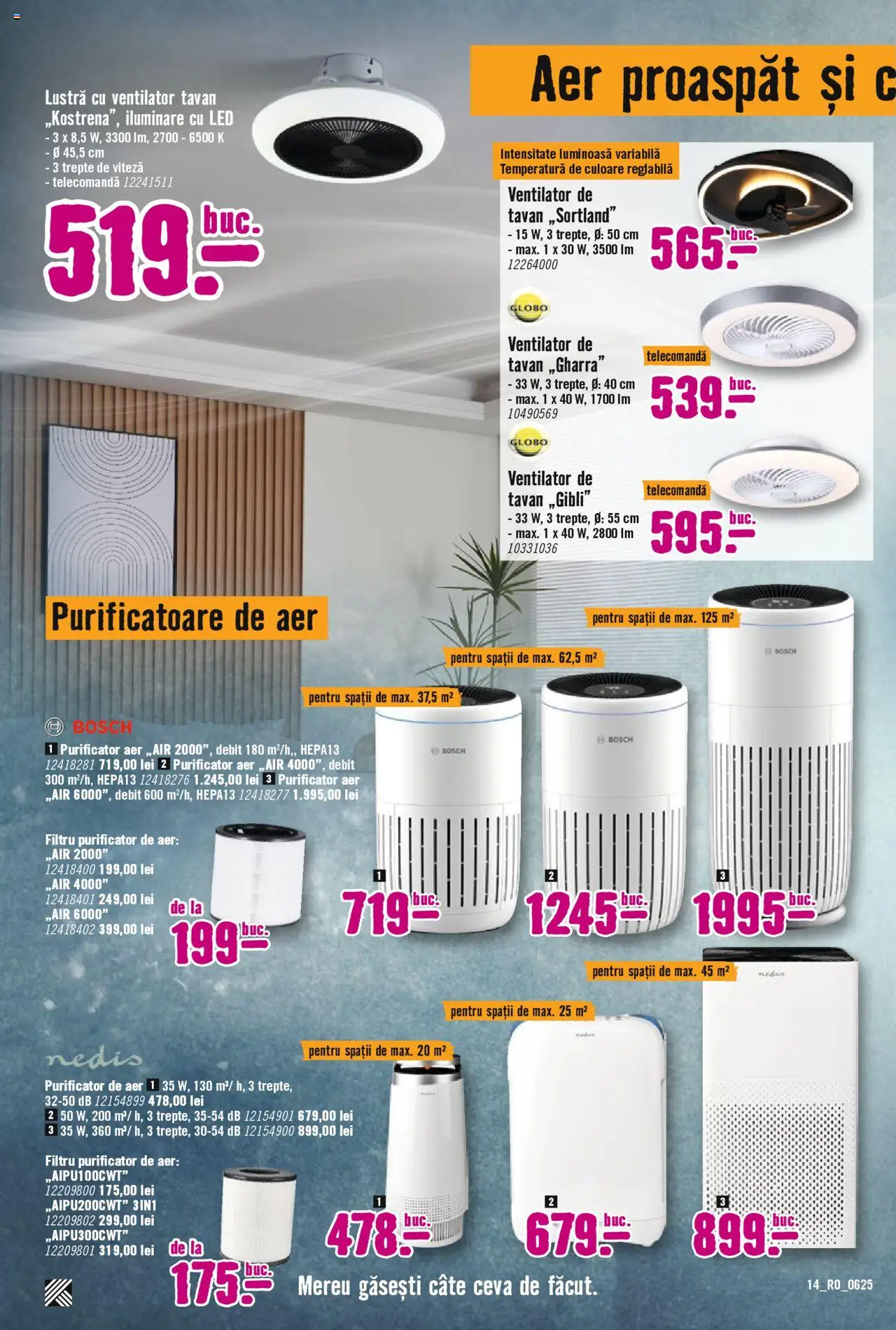 Catalog Hornbach 20 Iunie - 18 Iulie 2025 | Pagina 14 | Produse: Ventilator, Purificator De Aer, Babak