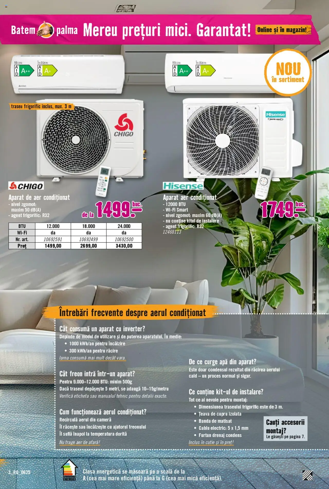 Catalog Hornbach 20 Iunie - 18 Iulie 2025 | Pagina 3 | Produse: Cablu, Aer Condiționat, Țeavă, Apă