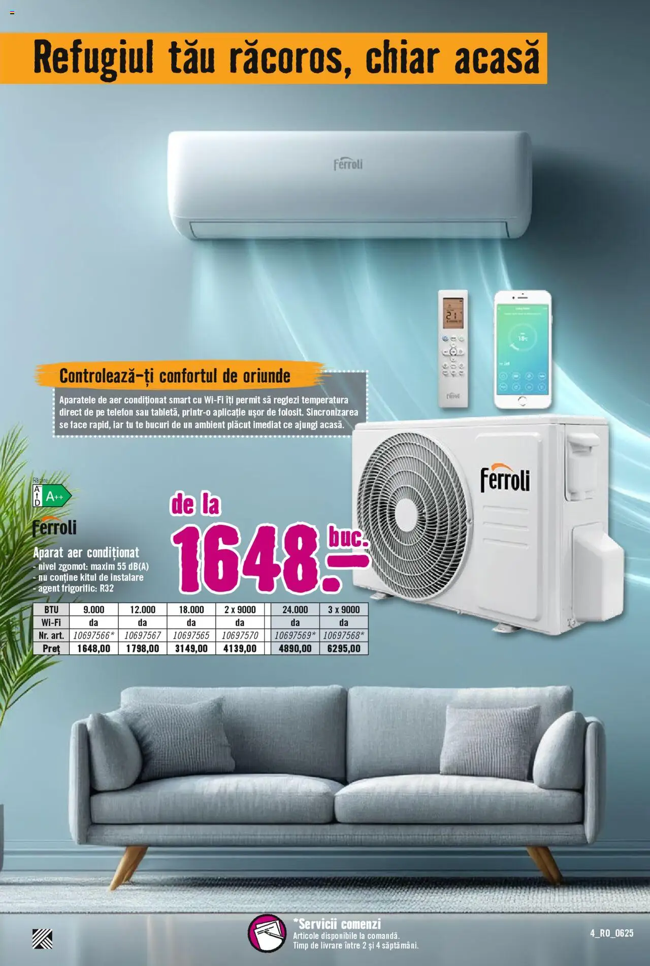 Catalog Hornbach 20 Iunie - 18 Iulie 2025 | Pagina 4 | Produse: Telefon, Aer Condiționat