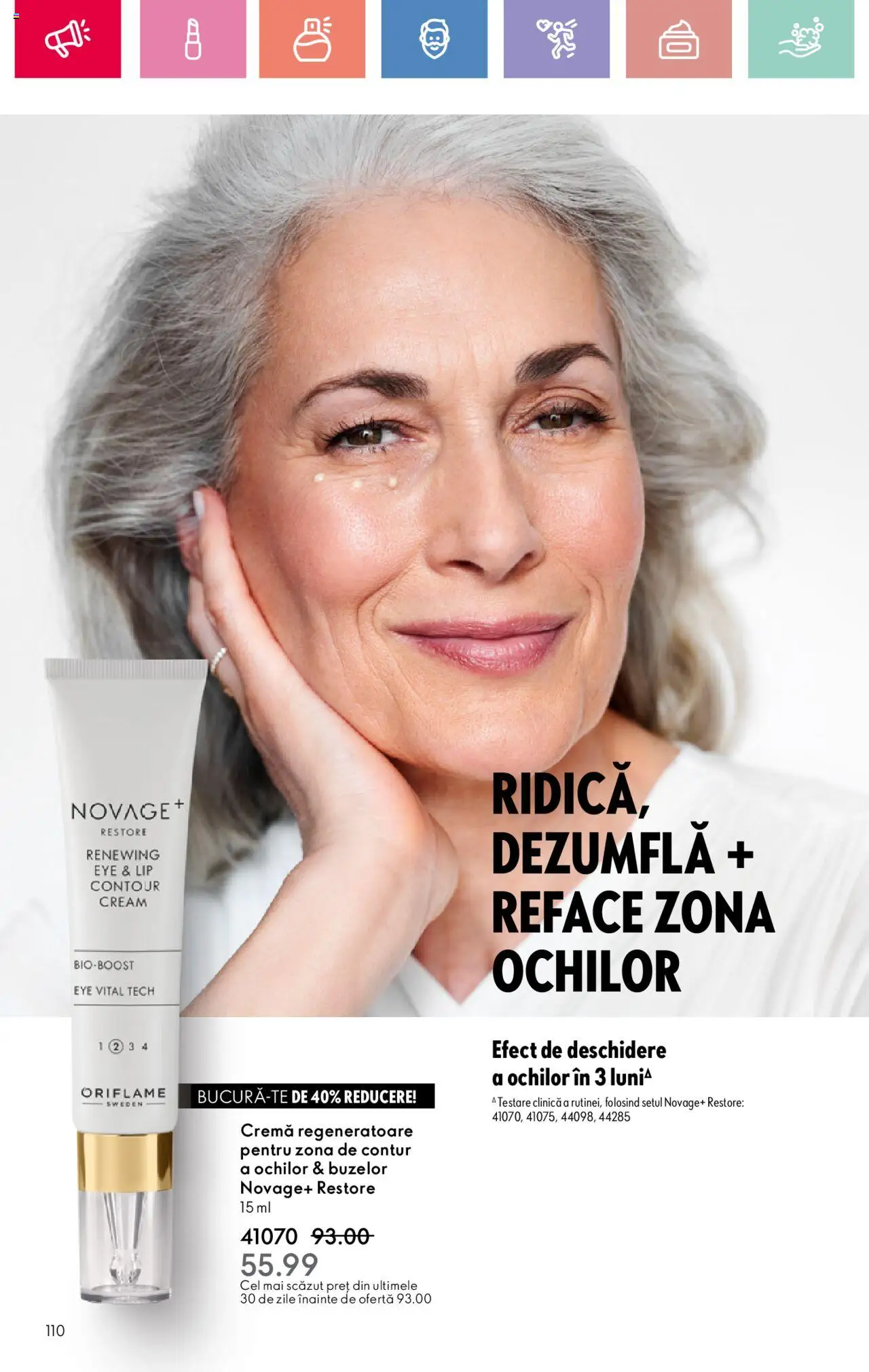 Catalog Oriflame 27 Iulie - 18 August 2025 | Pagina 110 | Produse: Cremă