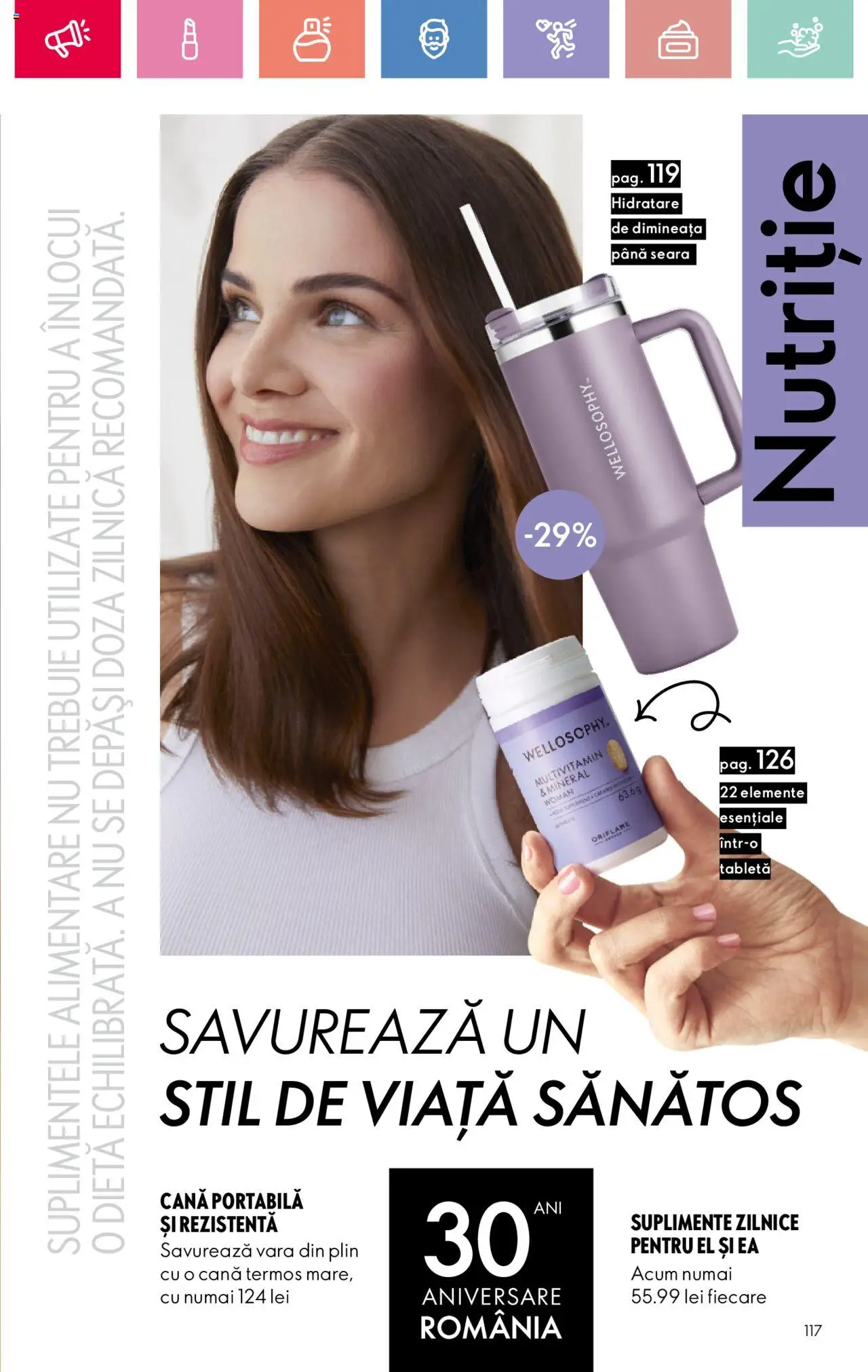 Catalog Oriflame 27 Iulie - 18 August 2025 | Pagina 117 | Produse: Tabletă, Termos