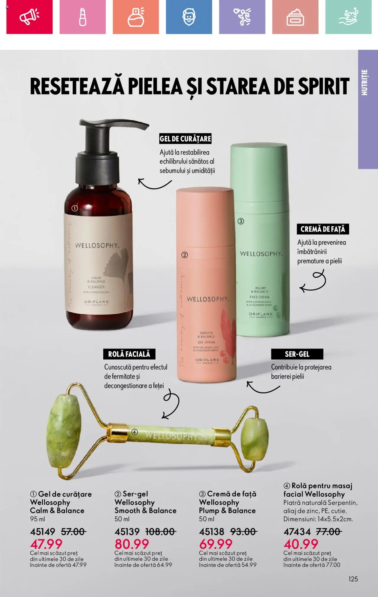 Catalog Oriflame 27 Iulie - 18 August 2025 | Pagina 125 | Produse: Gel de curățare, Cremă