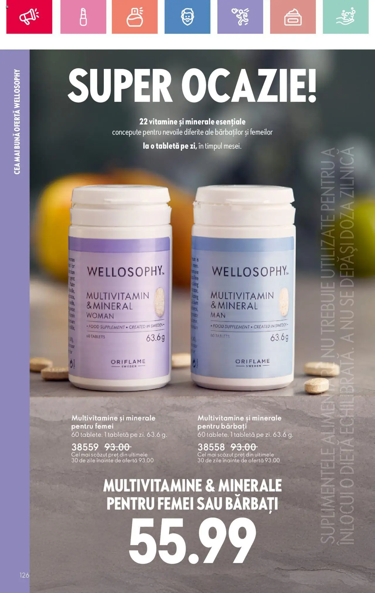 Catalog Oriflame 27 Iulie - 18 August 2025 | Pagina 126 | Produse: Tabletă