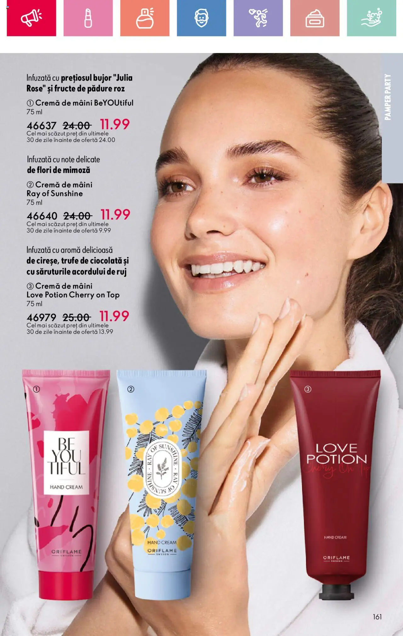 Catalog Oriflame 27 Iulie - 18 August 2025 | Pagina 161 | Produse: Top, Ruj, Ciocolată, Fructe
