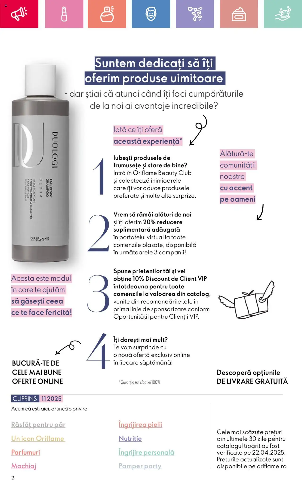 Catalog Oriflame 27 Iulie - 18 August 2025 | Pagina 2 | Produse: Machiaj