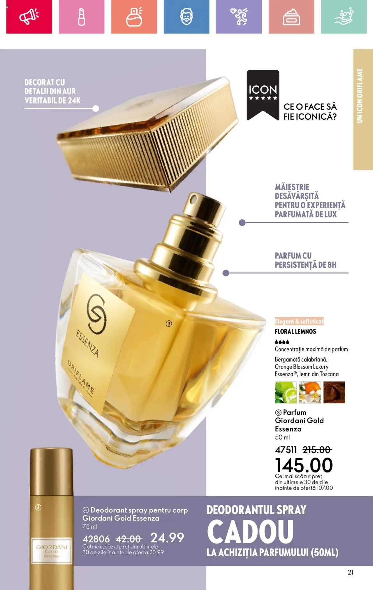 Catalog Oriflame 27 Iulie - 18 August 2025 | Pagina 21 | Produse: Parfum, Deodorant