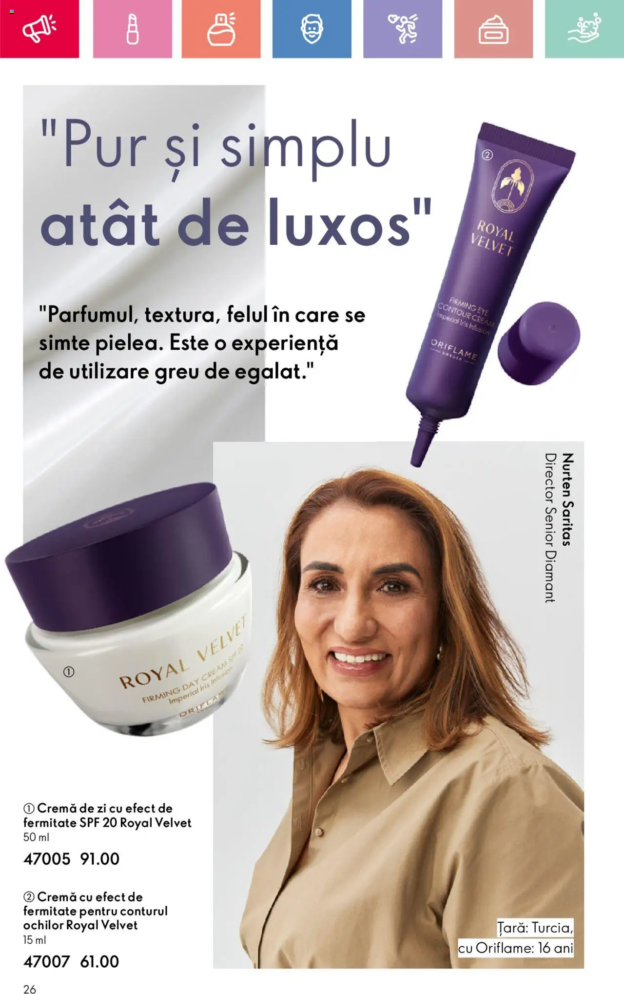 Catalog Oriflame 27 Iulie - 18 August 2025 | Pagina 26 | Produse: Cremă de zi, Cremă