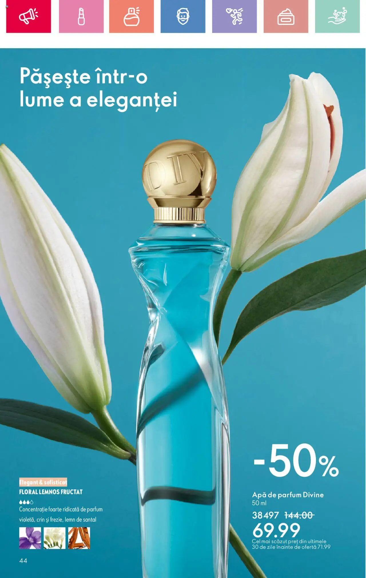 Catalog Oriflame 27 Iulie - 18 August 2025 | Pagina 44 | Produse: Apă de parfum, Parfum, Apă