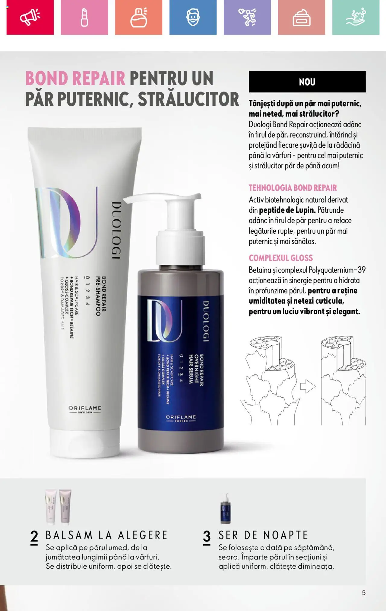 Catalog Oriflame 27 Iulie - 18 August 2025 | Pagina 5 | Produse: Serum, Balsam