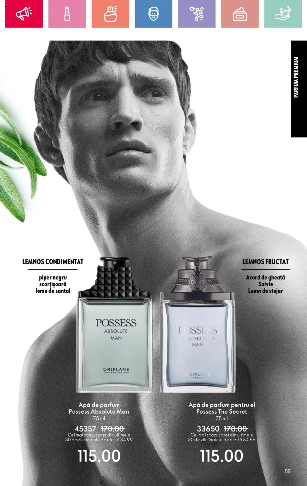 Catalog Oriflame 27 Iulie - 18 August 2025 | Pagina 55 | Produse: Apă de parfum, Parfum, Apă, Piper