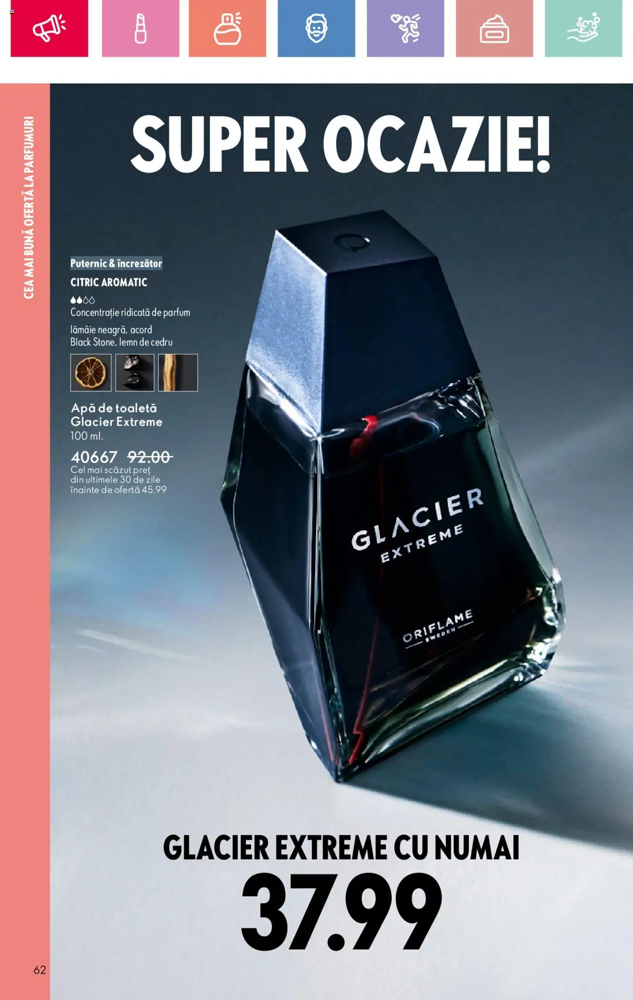 Catalog Oriflame 27 Iulie - 18 August 2025 | Pagina 62 | Produse: Toaletă, Parfum, Apă de toaletă, Lămâie