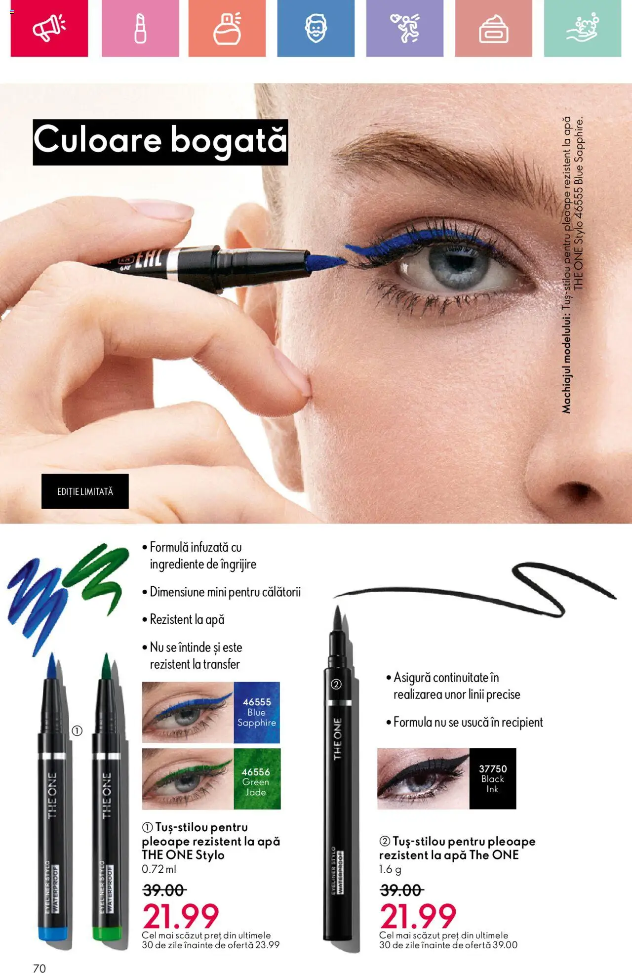 Catalog Oriflame 27 Iulie - 18 August 2025 | Pagina 70 | Produse: Apă