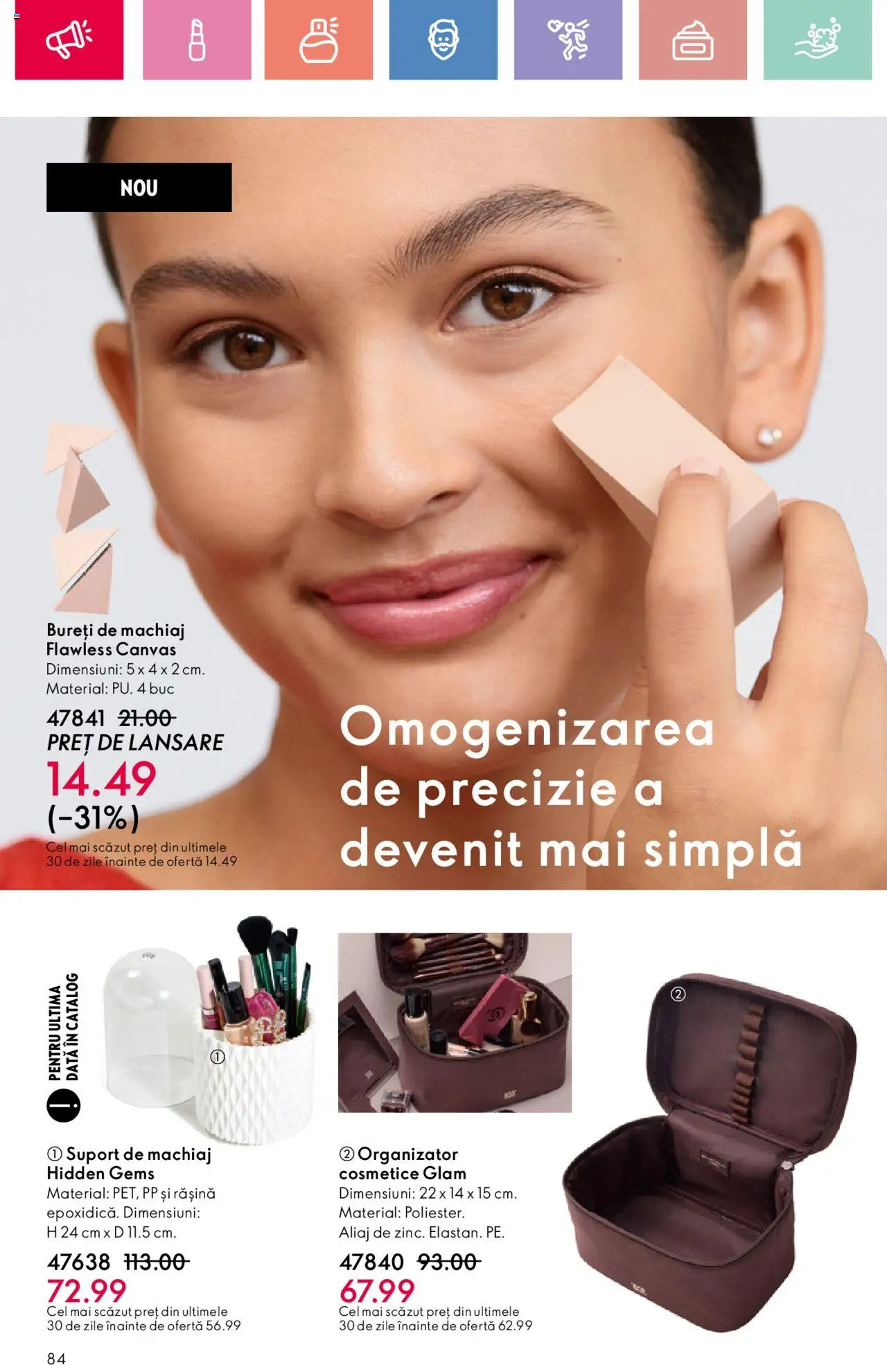 Catalog Oriflame 27 Iulie - 18 August 2025 | Pagina 84 | Produse: Machiaj