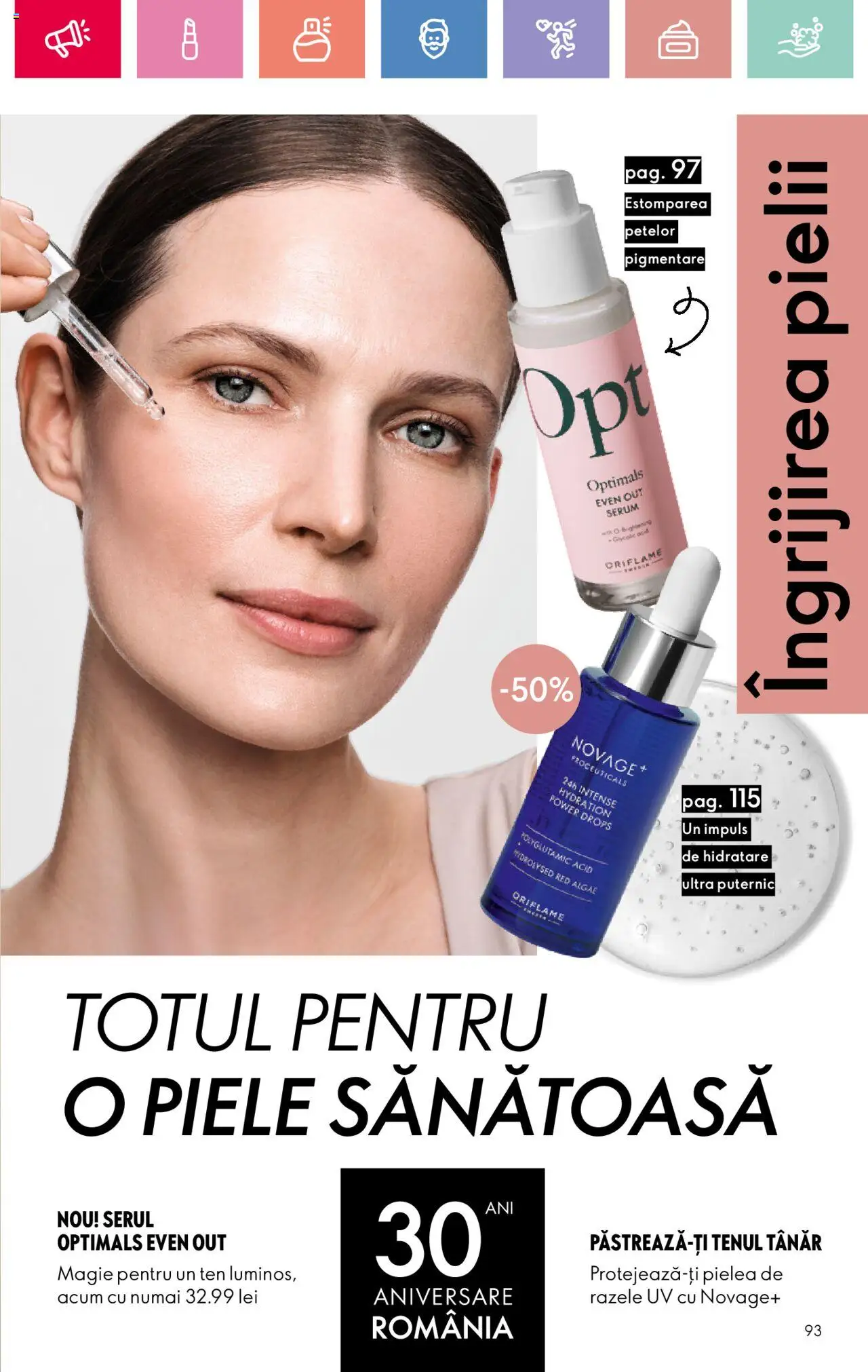 Catalog Oriflame 27 Iulie - 18 August 2025 | Pagina 93 | Produse: Serum