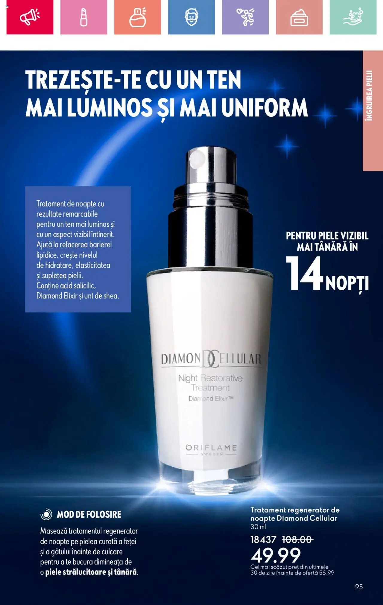 Catalog Oriflame 27 Iulie - 18 August 2025 | Pagina 95 | Produse: Elixir, Unt