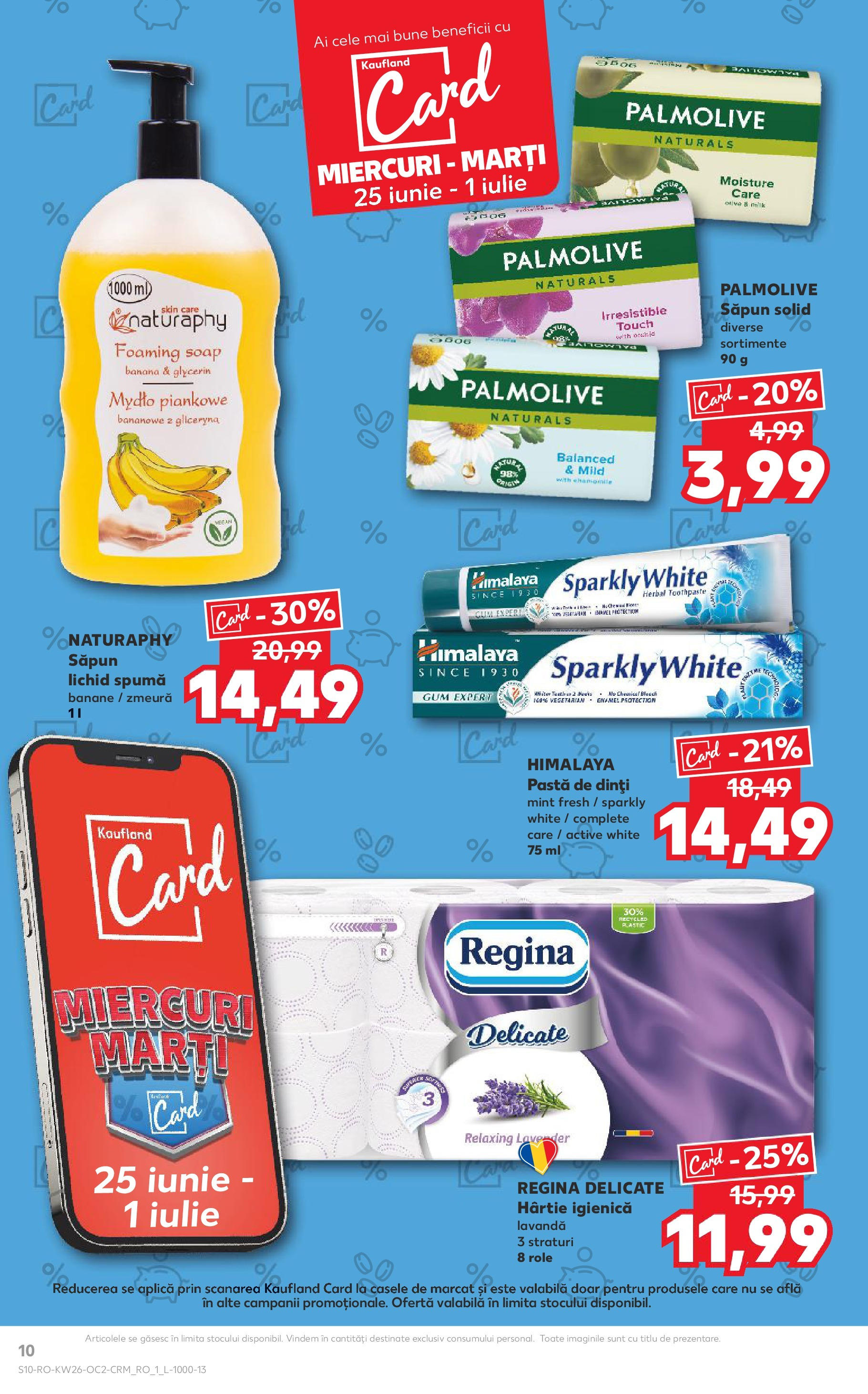 Catalog Kaufland 25 - 30 Iunie 2025 | Pagina 10 | Produse: Zmeură, Săpun solid, Săpun, Pastă de dinți