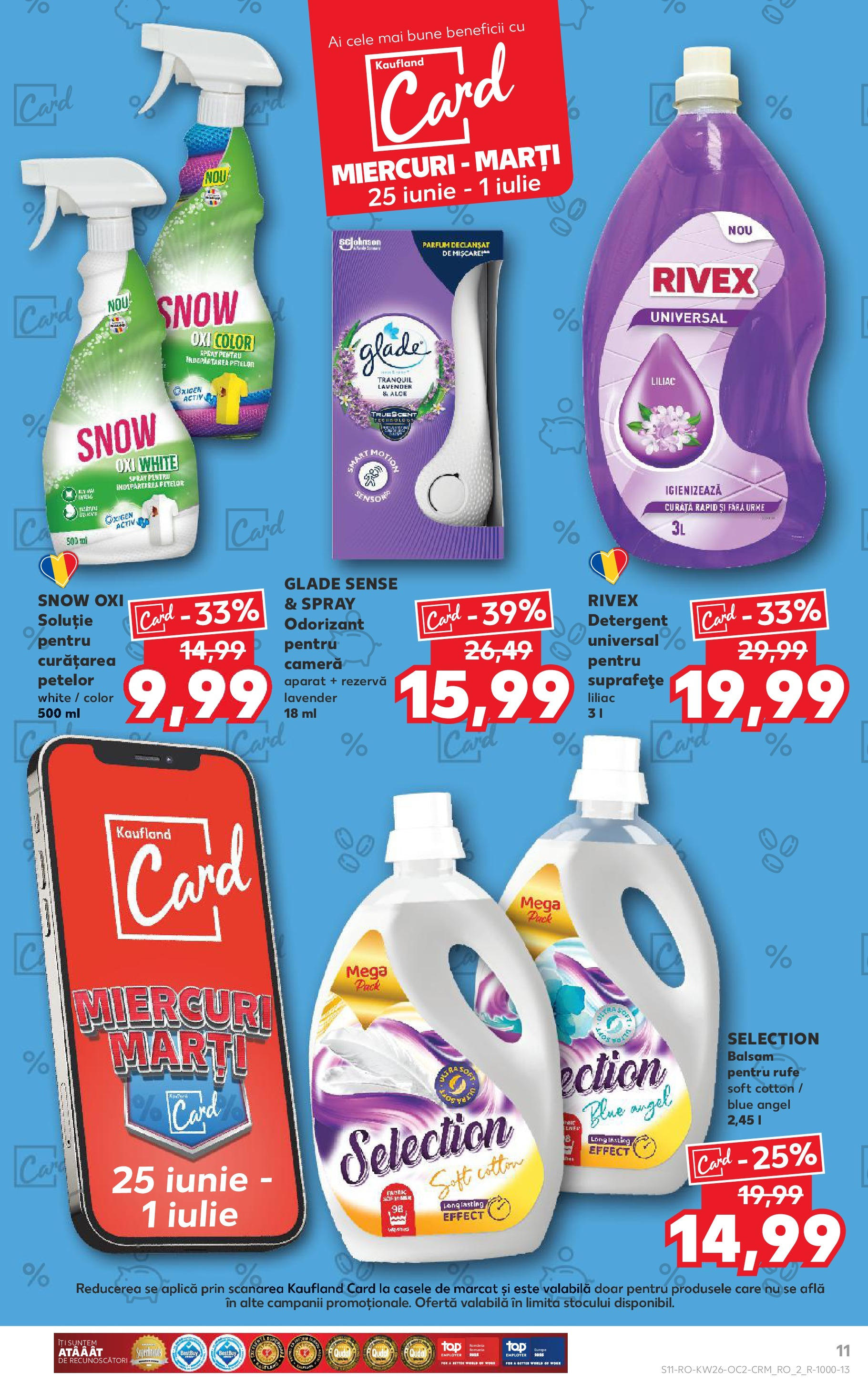 Catalog Kaufland 25 - 30 Iunie 2025 | Pagina 11 | Produse: Parfum, Balsam, Yorgan, Detergent