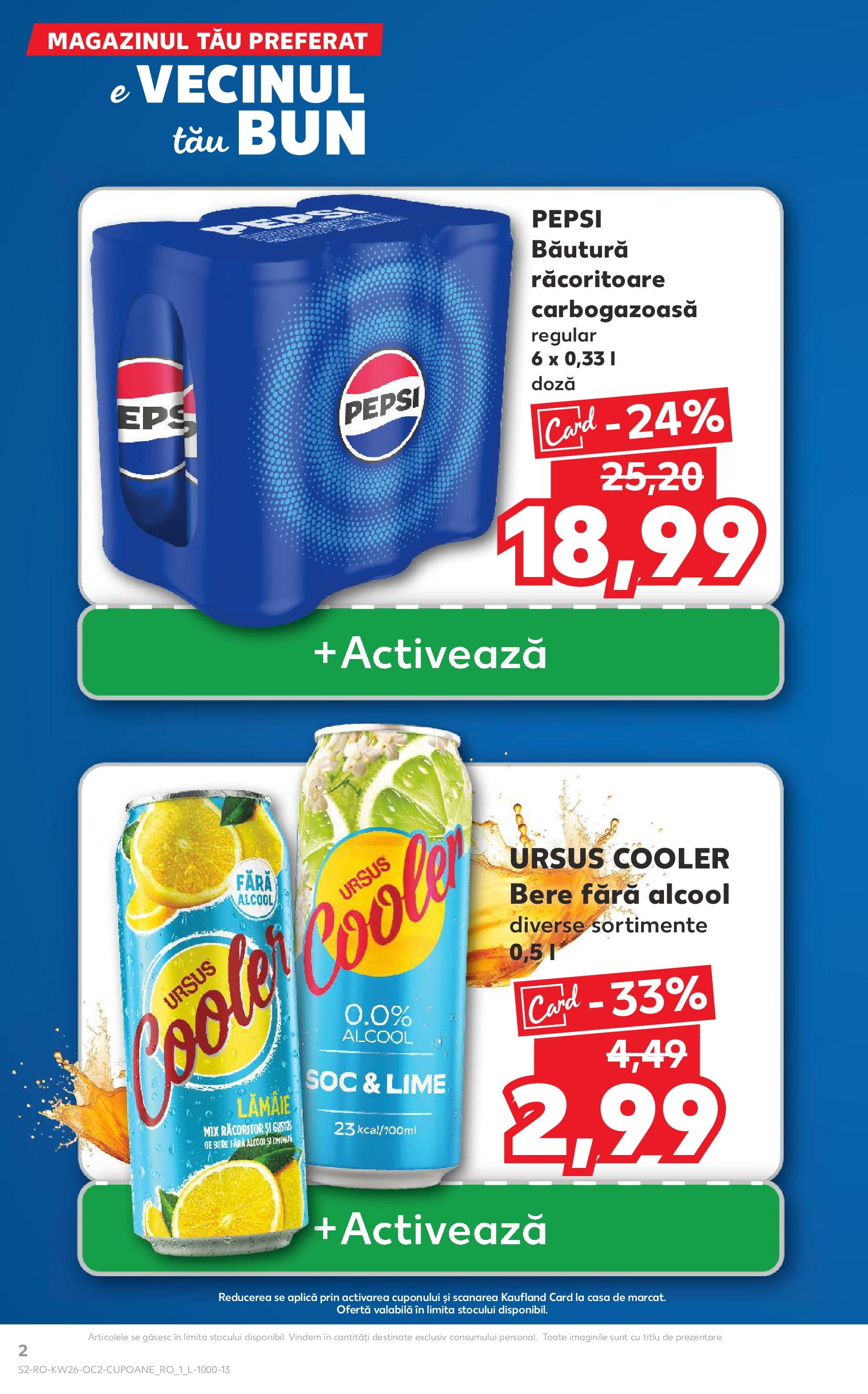 Catalog Kaufland 25 - 30 Iunie 2025 | Pagina 2 | Produse: Lime, Bere, Lămâie