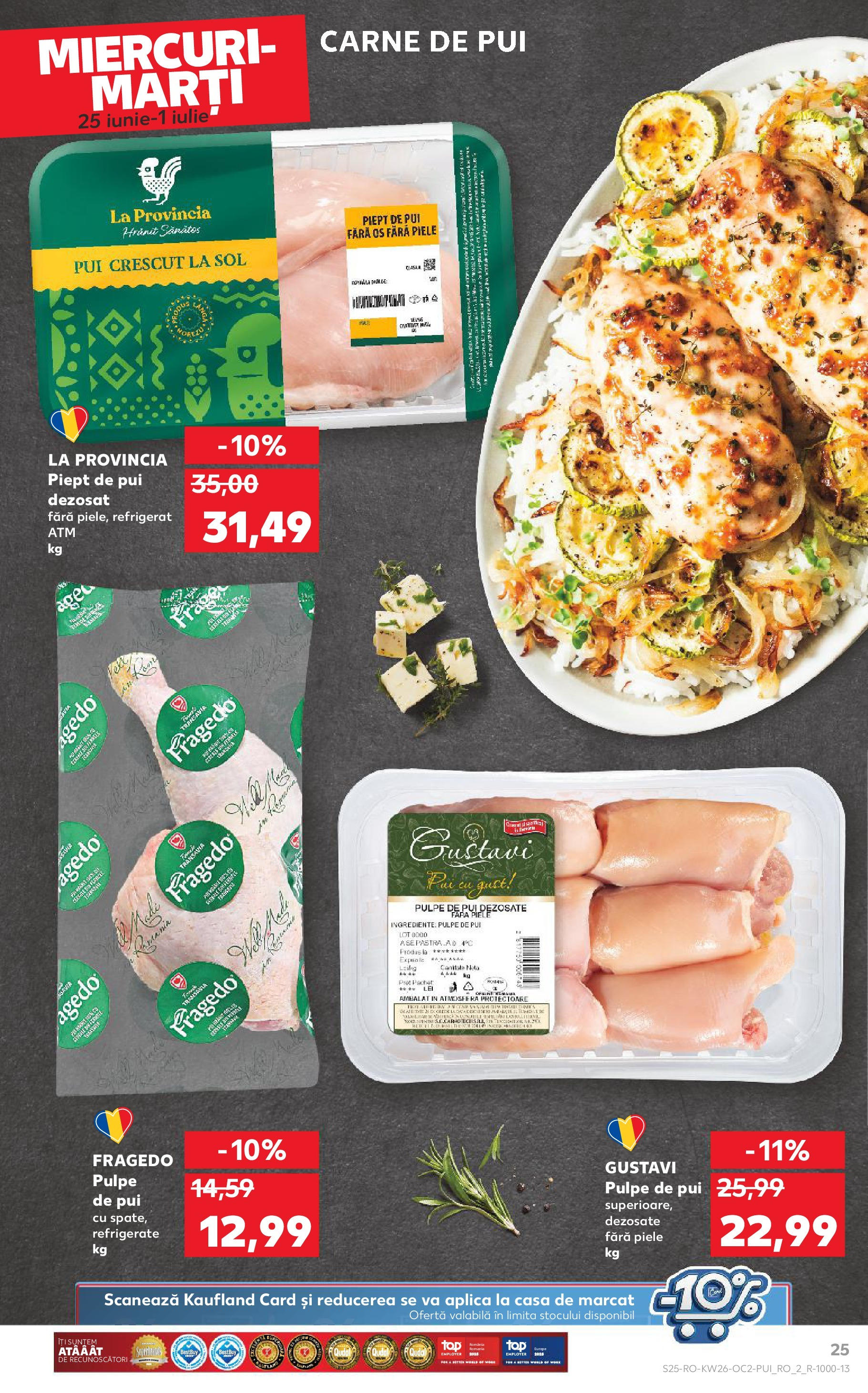 Catalog Kaufland 25 - 30 Iunie 2025 | Pagina 25 | Produse: Hacıyatmaz Kedi Oyuncağı, Carne De Pui