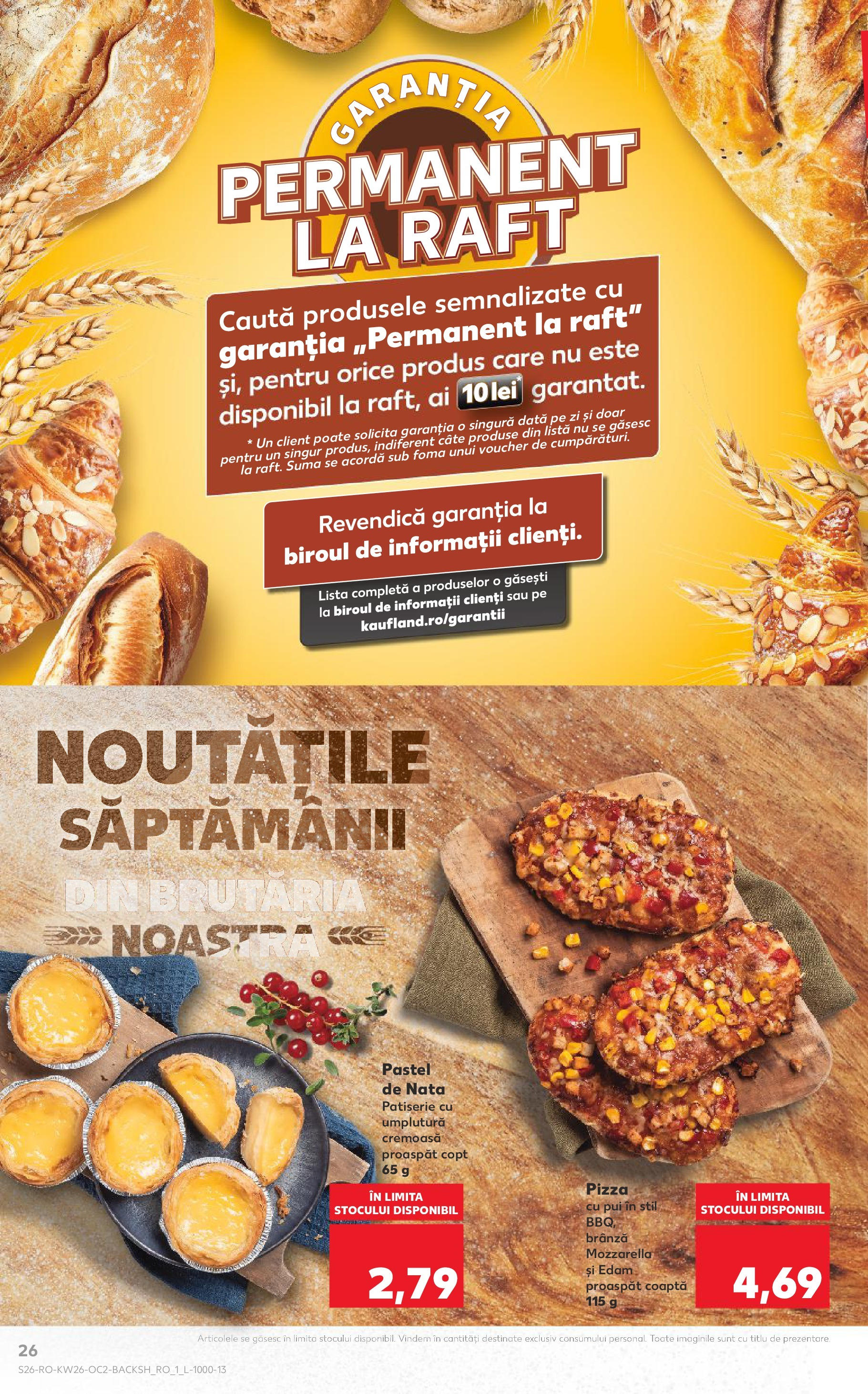 Catalog Kaufland 25 - 30 Iunie 2025 | Pagina 26 | Produse: Raft, Mozzarella, Brânză, Pizza