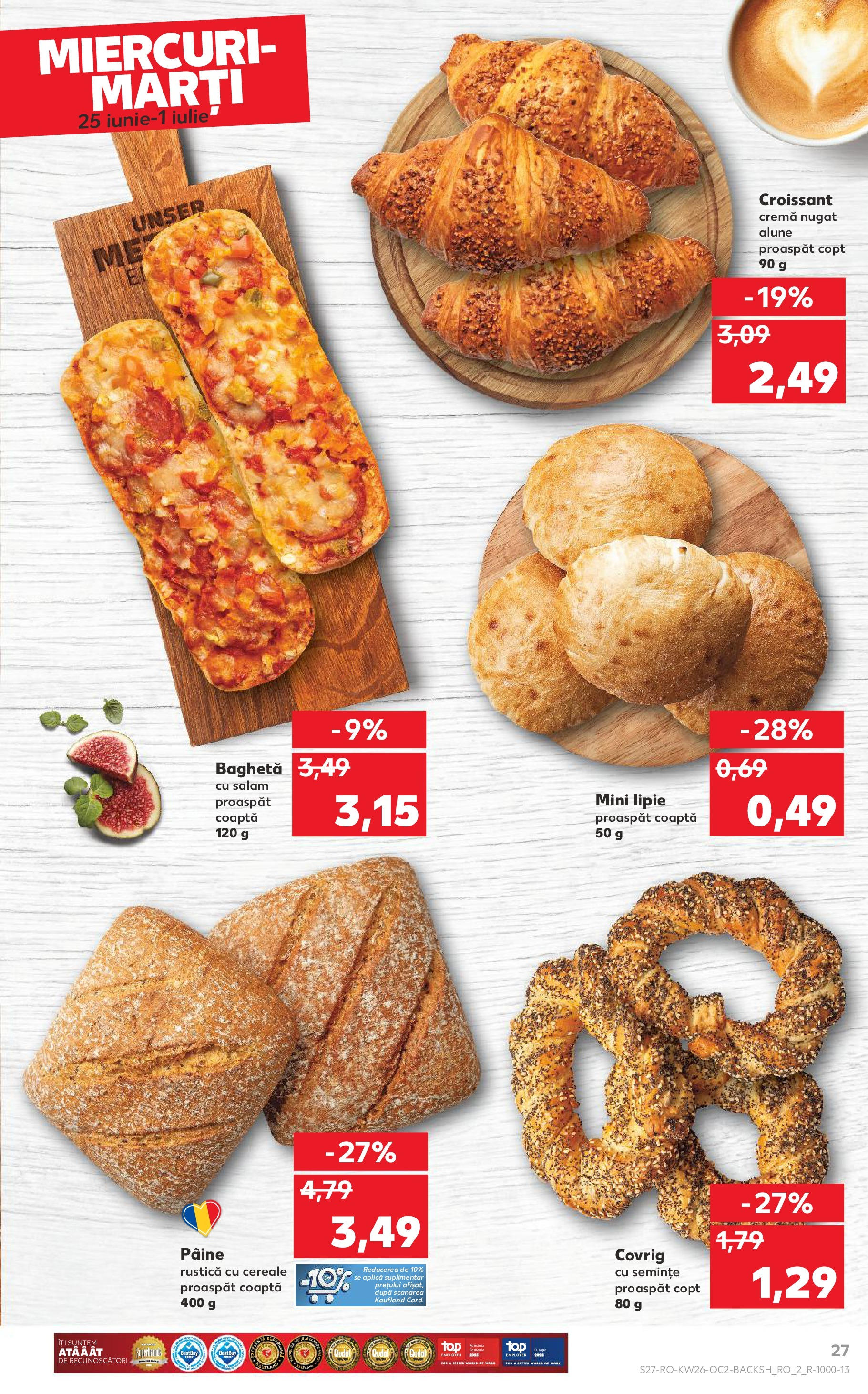 Catalog Kaufland 25 - 30 Iunie 2025 | Pagina 27 | Produse: Alune, Cremă, Pâine, Cereale